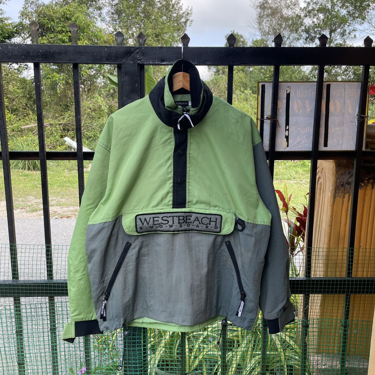 Weatherproof 🔥Westbeach Snowboard Half Zipper Outdoor Light Jacket Size US L / EU 52-54 / 3 - 4 Thumbnail