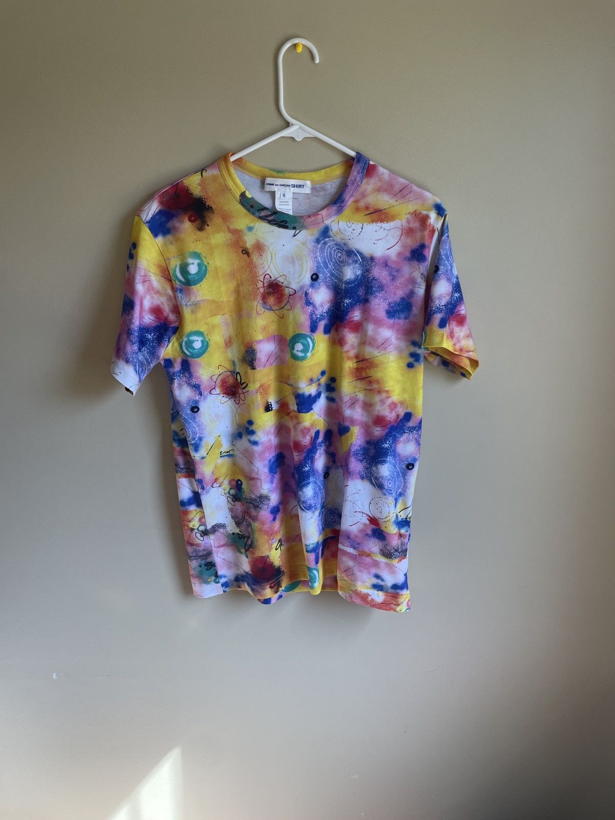 image of Comme Des Garcons Futura 2000 Shirt in White, Men's (Size Medium)