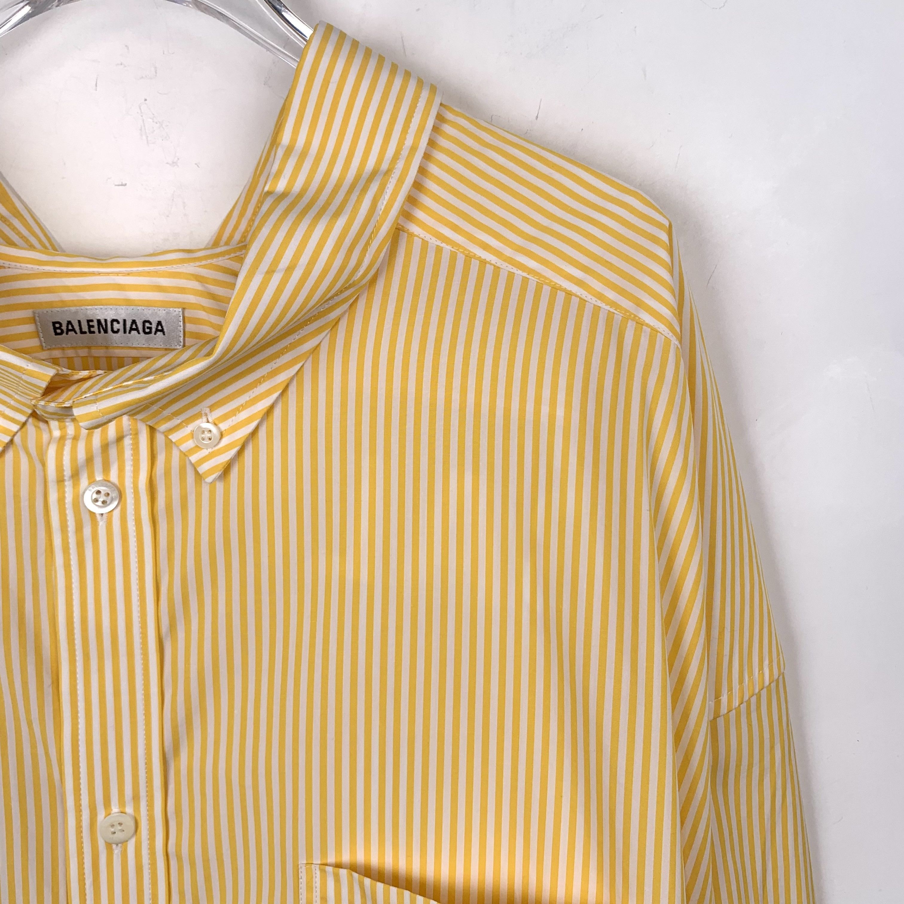 Balenciaga Balenciaga Letter Printed striped shirt Size XXS / US 00 / IT 34 - 4 Thumbnail