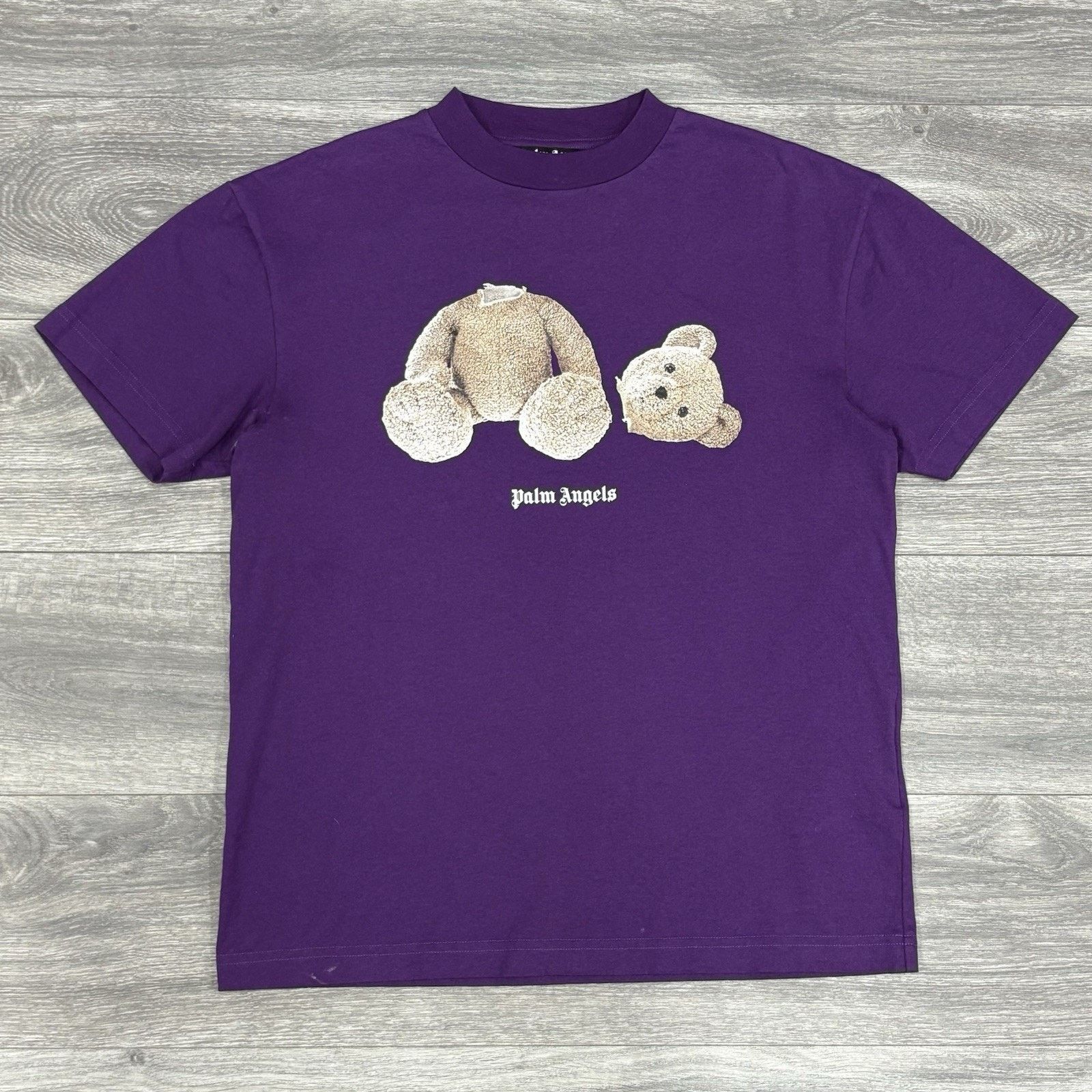 Palm Angels Palm Angels Bear Classic Tee ' Purple Brown ' | GREAT COND! Size US M / EU 48-50 / 2 - 1 Thumbnail