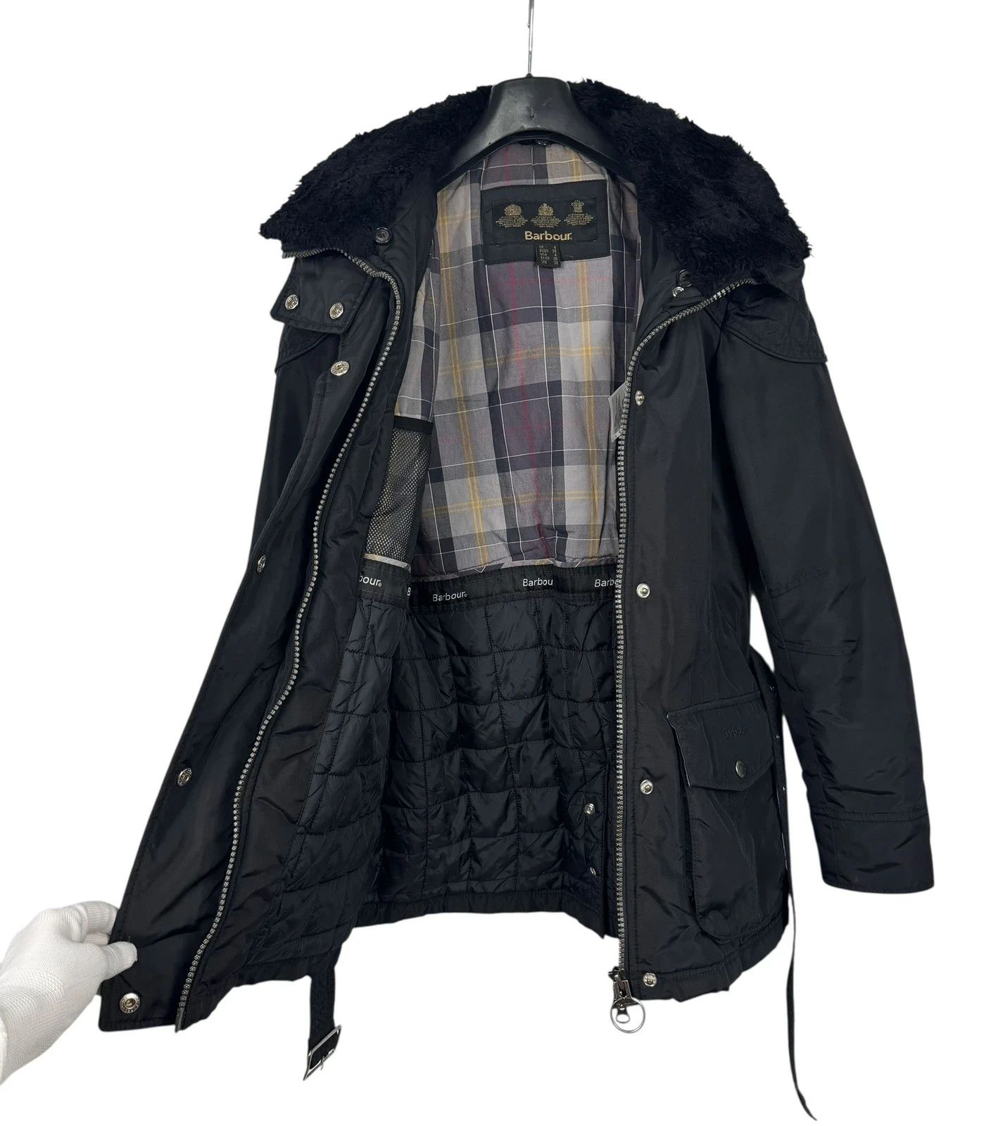 Barbour Barbour International Outlaw Jacket Belted Hooded UK8 US4 Size S / US 4 / IT 40 - 12 Thumbnail