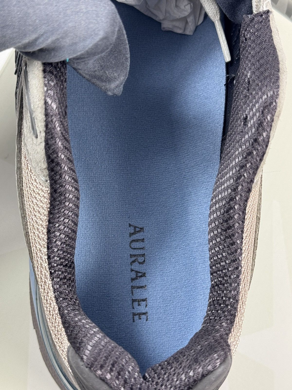 Auralee × New Balance MIUSA 990 V4 AURALEE GREY SNEAKERS Size US 11.5 / EU 44-45 - 9 Thumbnail