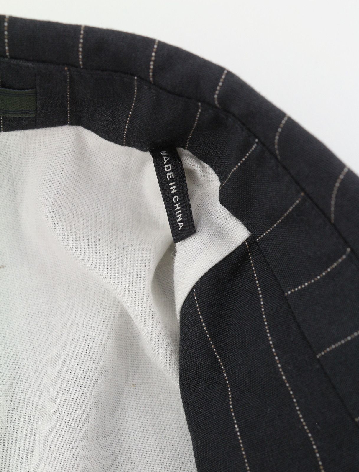 Scotch & Soda M Grey Melange Pinstripe Double-Breasted Blazer 88533 Size 38R - 8 Thumbnail