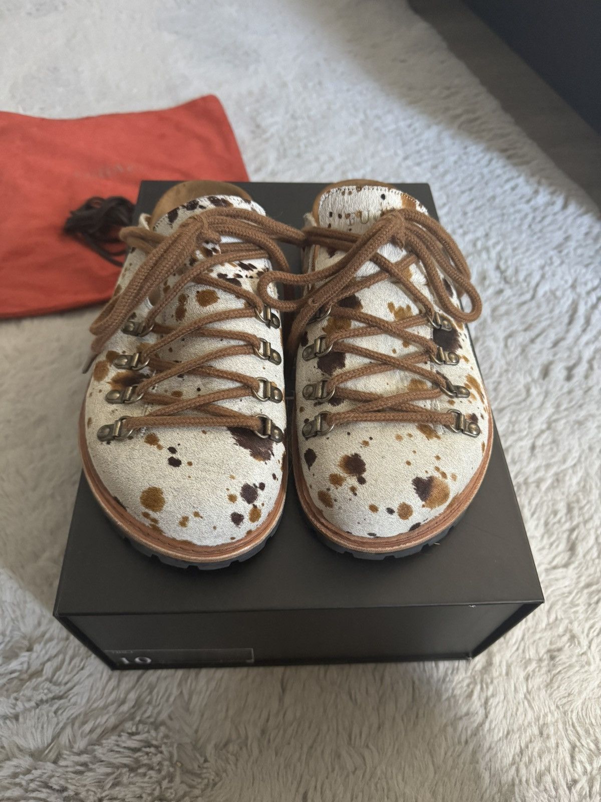 Fugazi Fugazi Tibet Pony Hair Leather Hiking Mules Size US 10 / EU 43 - 4 Thumbnail