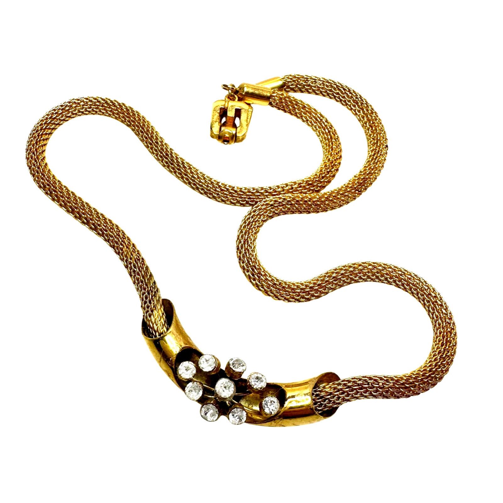 Givenchy Vintage Givenchy Mesh / Herringbone / Snake Necklace Size ONE SIZE - 11 Thumbnail