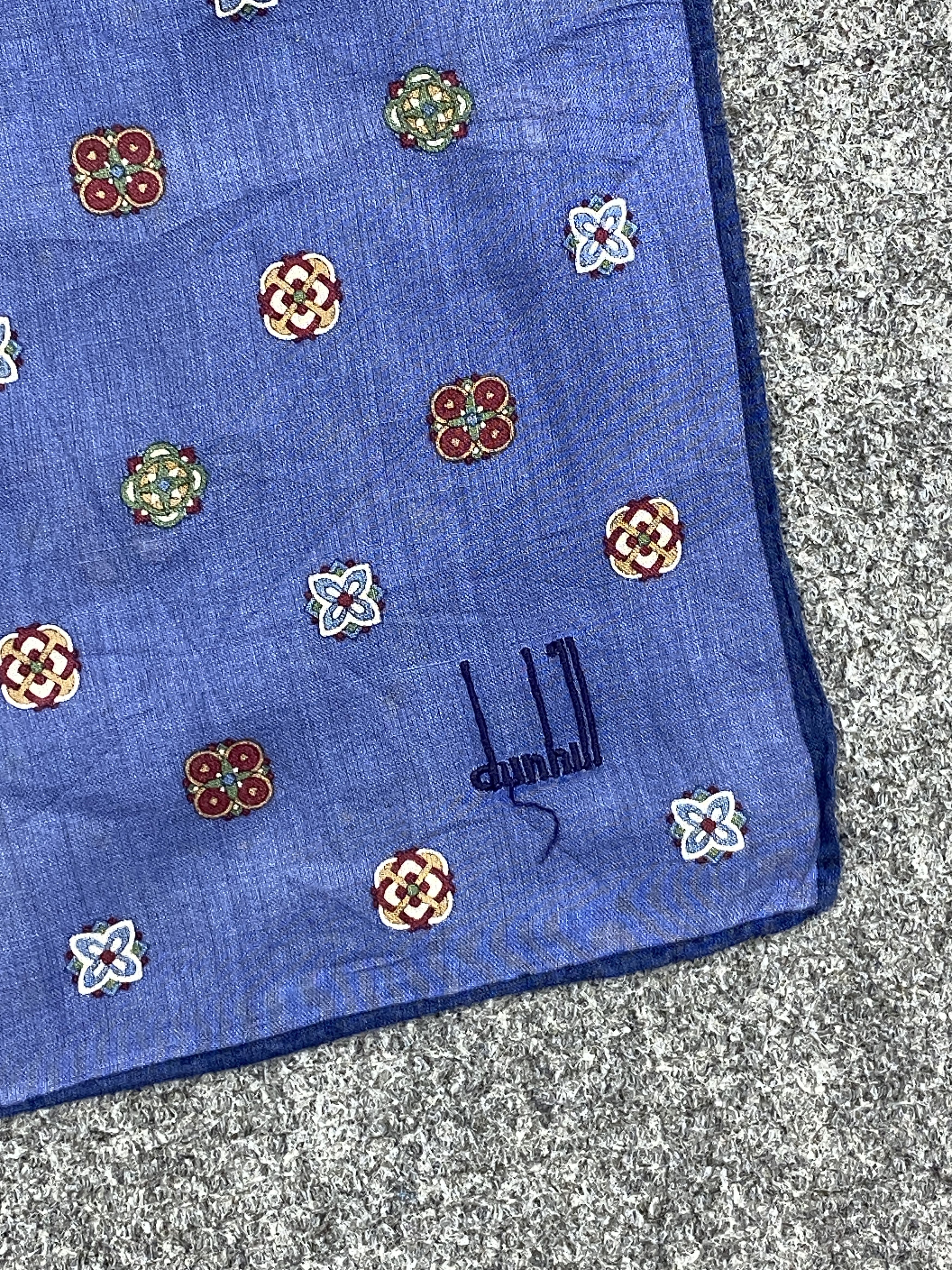 Alfred Dunhill Vintage Dunhill Handkerchief / Neckerchief HKC0973 Size ONE SIZE - 5 Thumbnail