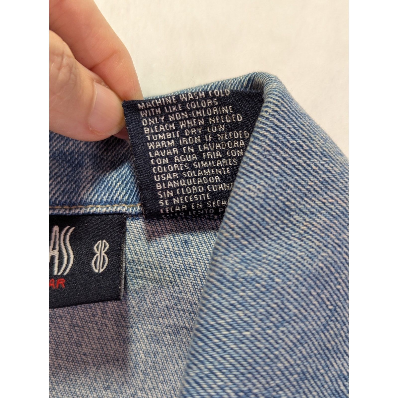 Bill Blass Vintage Bill Blass Denim Jacket L Blue 100% Cotton Jean Size L / US 10 / IT 46 - 7 Thumbnail