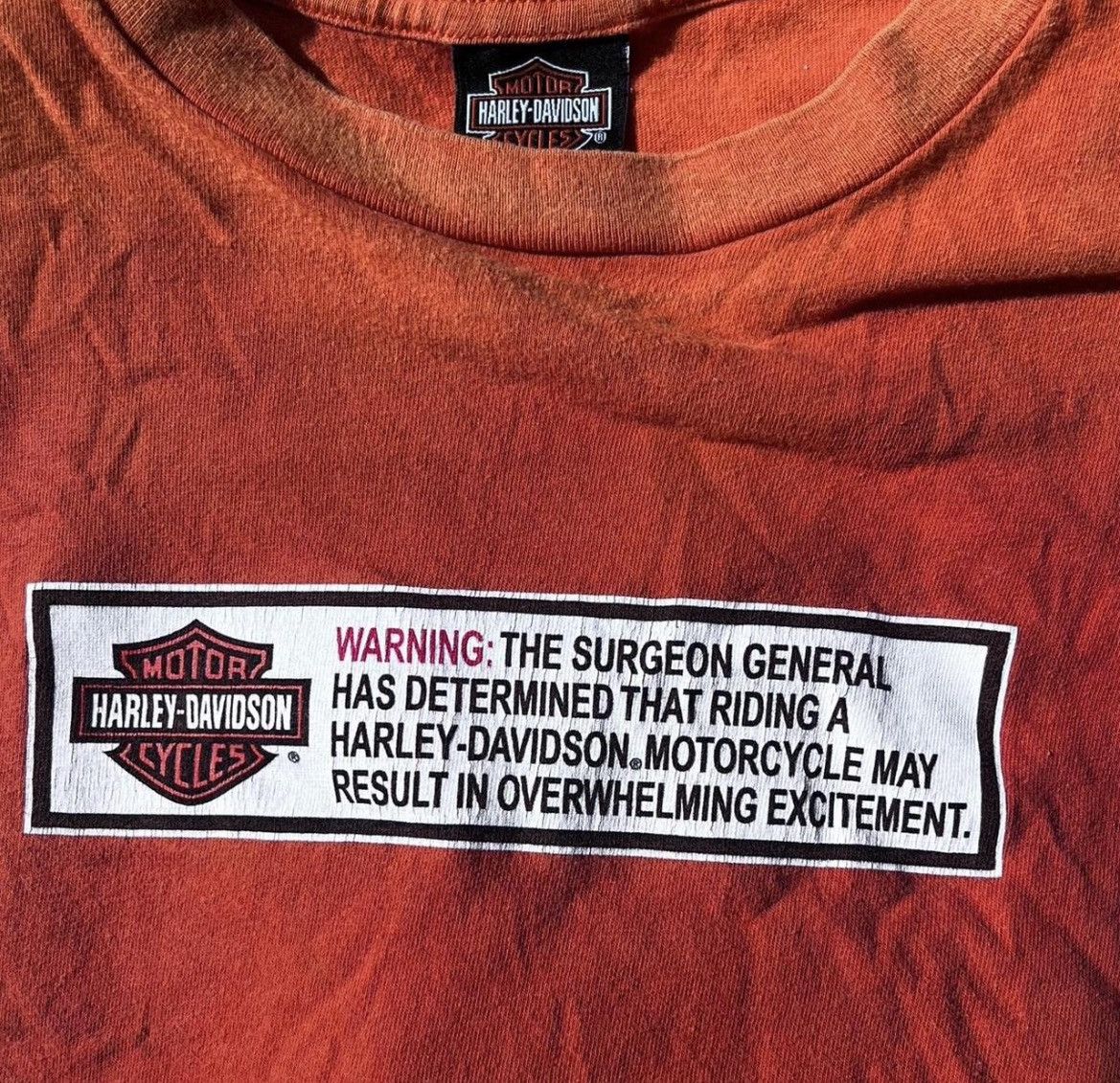 Harley Davidson VINTAGE Harley Davidson "Surgeon General" Graphic Tee - 2X Size US XXL / EU 58 / 5 - 7 Thumbnail
