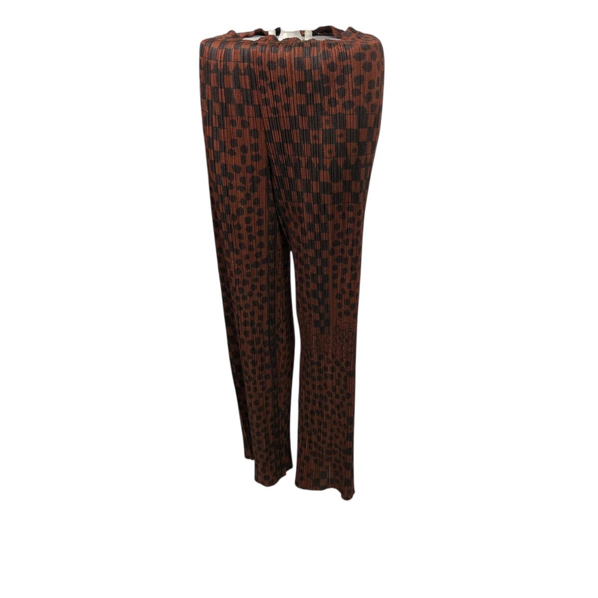 Issey Miyake 🔥VINTAGE PLEATS PLEASE ISSEY MIYAKE PANTS POLKADOT DESIGN Size 26" / US 2 / IT 38 - 2 Thumbnail
