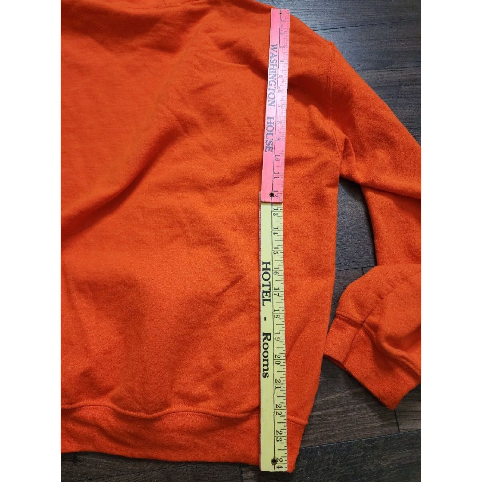 Broken Promises Co. Broken Promises Unisex Hoodie Medium Orange Pullover Graphic Print Cotton Blend Size US M / EU 48-50 / 2 - 6 Thumbnail