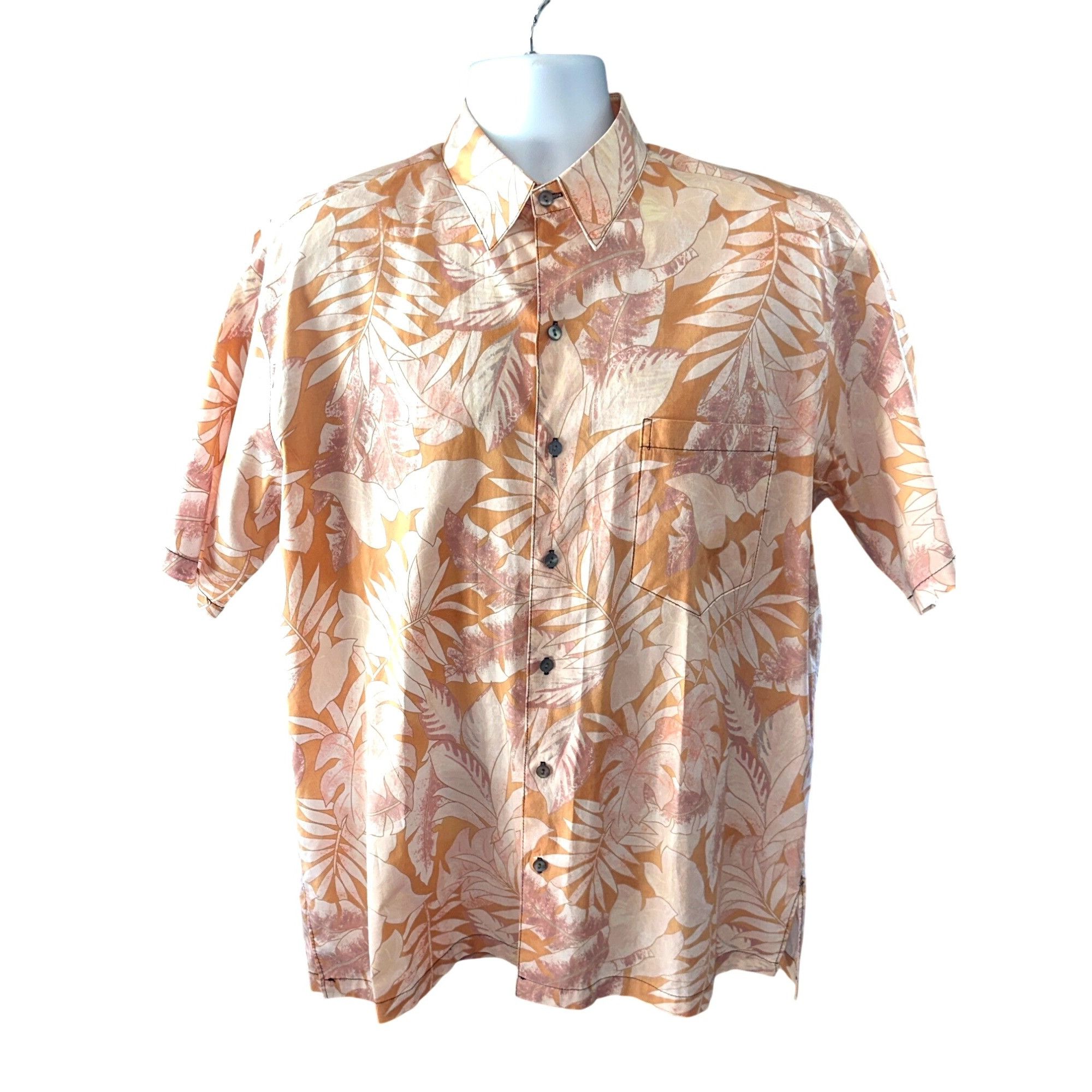Other CCC Mens Tropical Floral Short Sleeve Button Up Shirt Size L Size US L / EU 52-54 / 3 - 1 Thumbnail