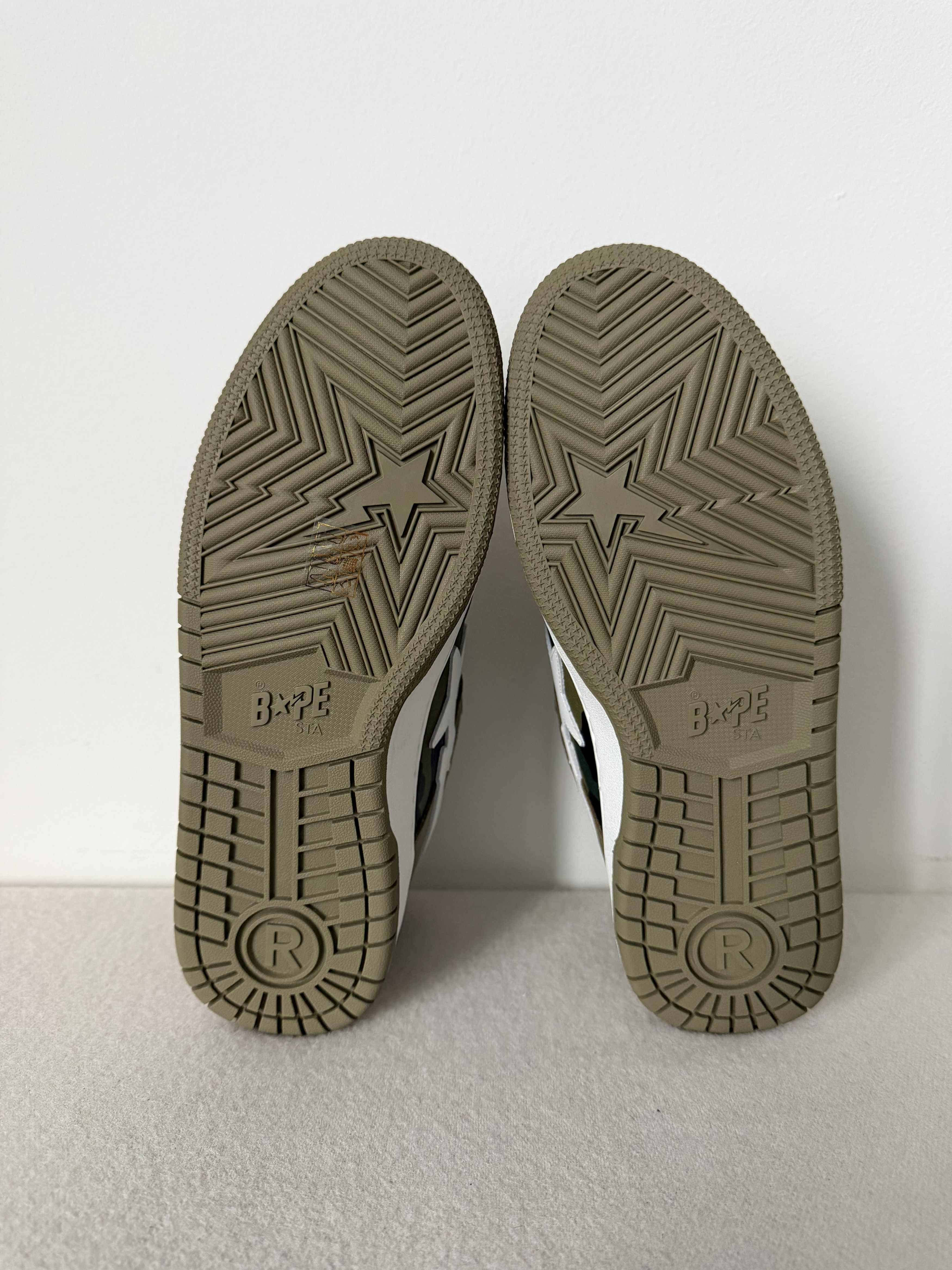 Bape Bape Sk8 Sta Sneakers in Olive Drab Camo Size US 9 / EU 42 - 6 Thumbnail