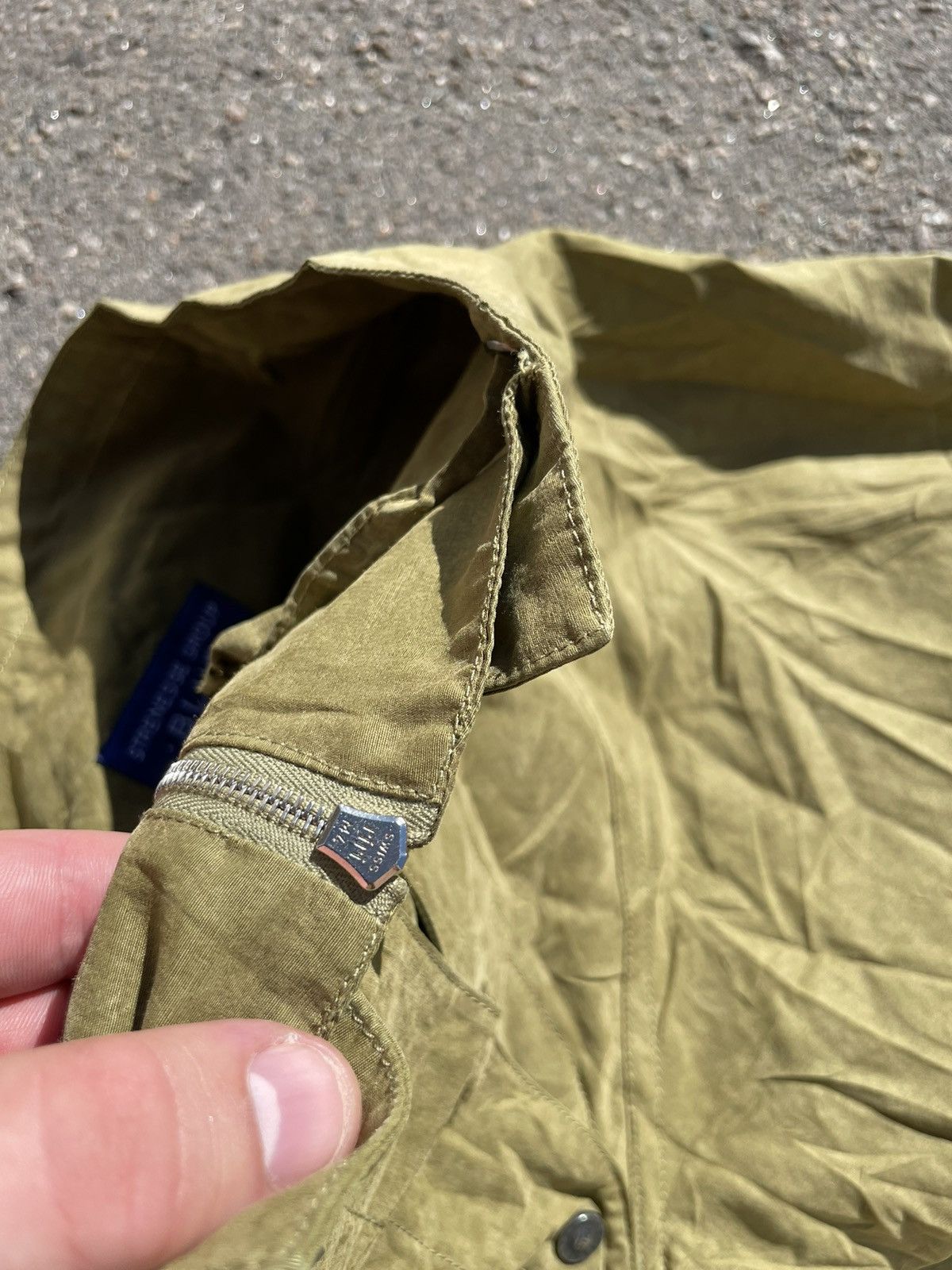 Japanese Brand × Vintage Strenesse Group Blue Vintage Military Jacket Size US XL / EU 56 / 4 - 4 Thumbnail