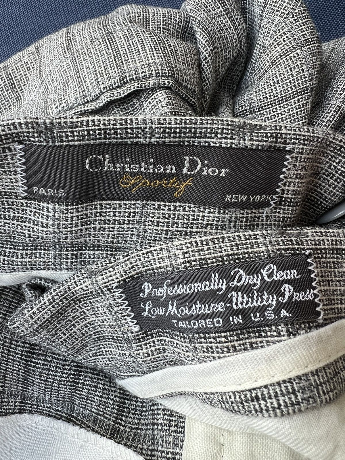 Christian Dior Monsieur Archive 70s Christian Dior Sportif Cropped Trouser Pant Size US 34 / EU 50 - 21 Thumbnail