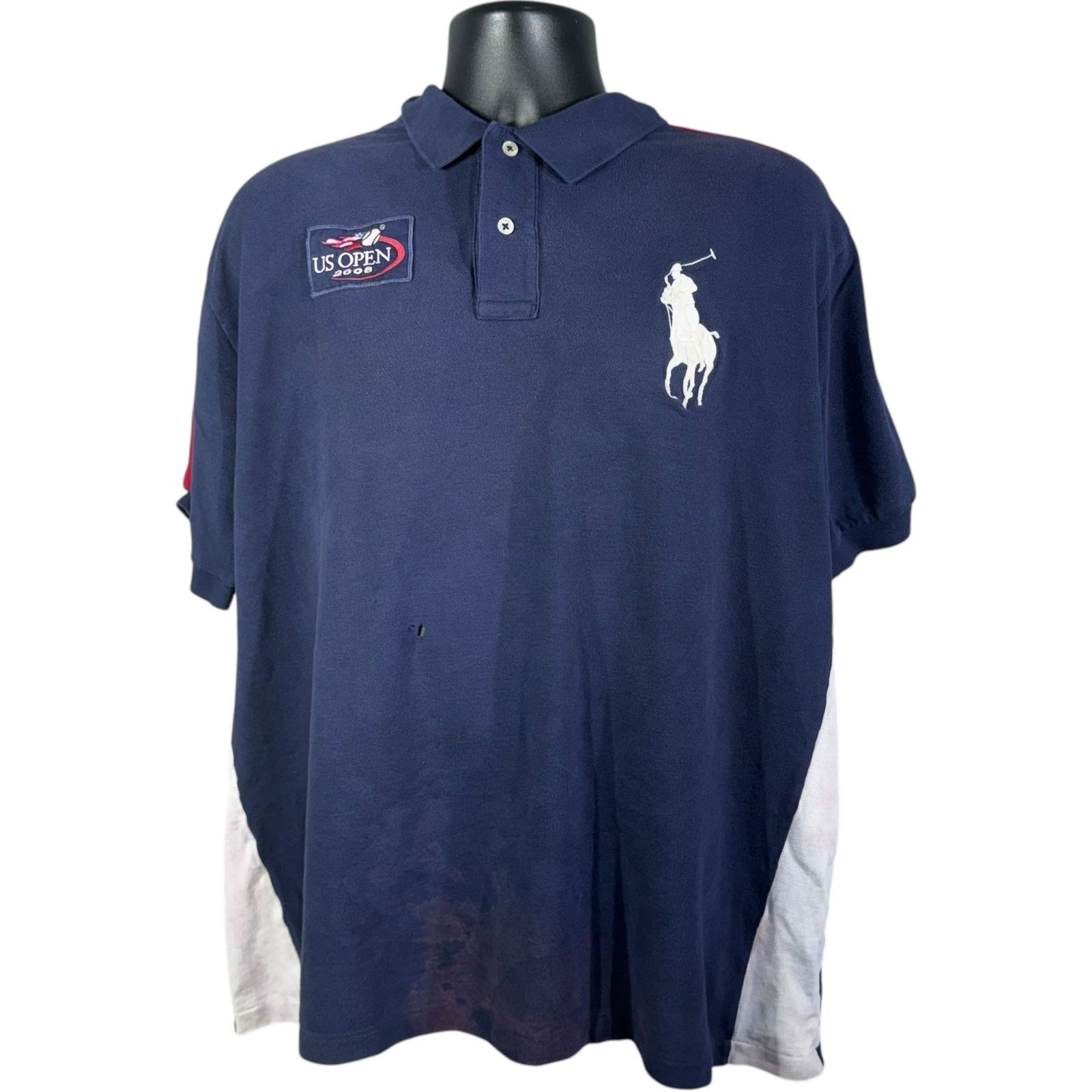 Polo Ralph Lauren Polo Ralph Lauren US Open Promo Short Sleeve Polo 2006 Size US XXL / EU 58 / 5 - 1 Thumbnail