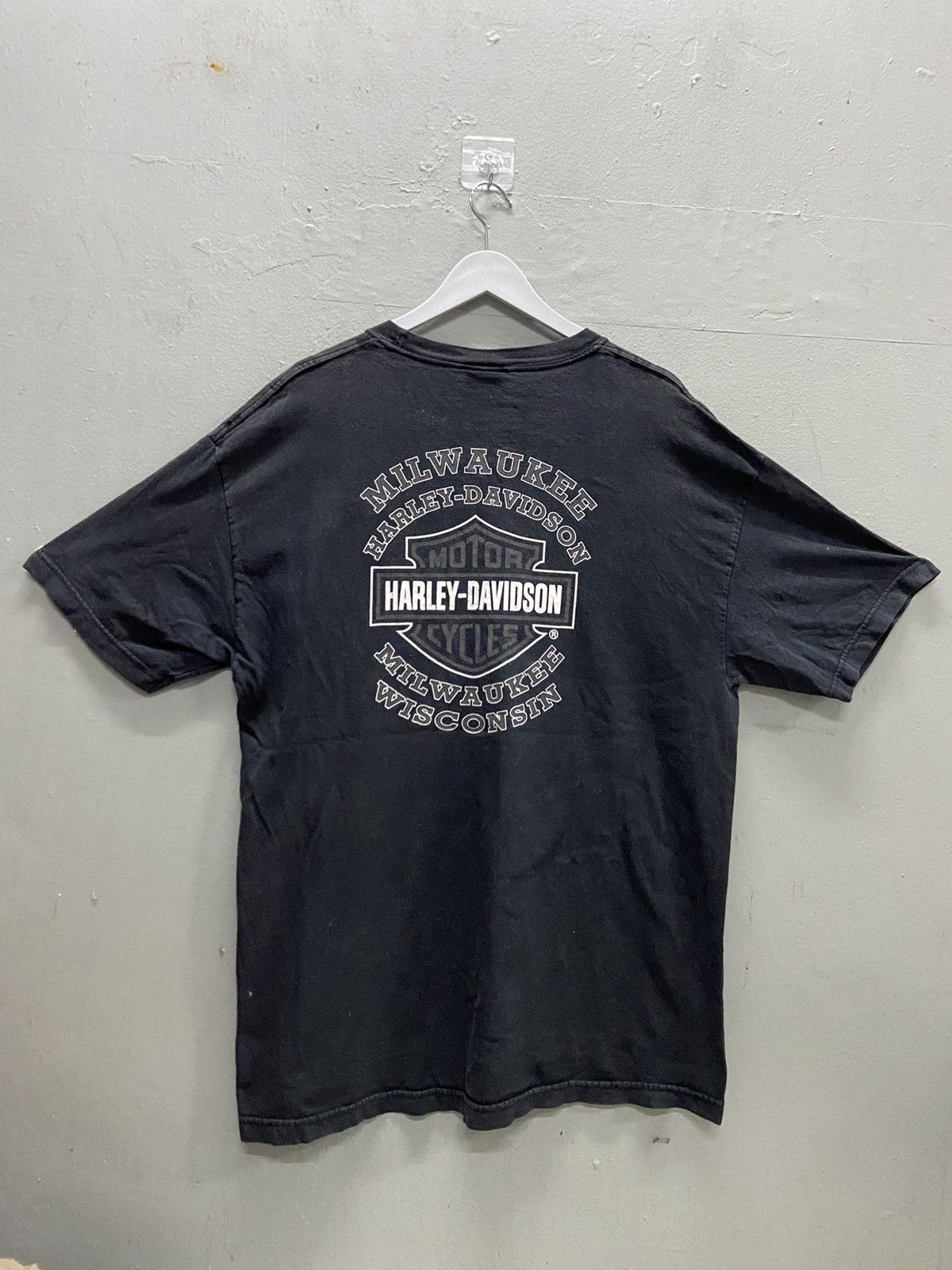 Harley Davidson VINTAGE Y2K HARLEY DAVIDSON HOG WISCONSIN TEE SHIRT Size US XL / EU 56 / 4 - 2 Thumbnail