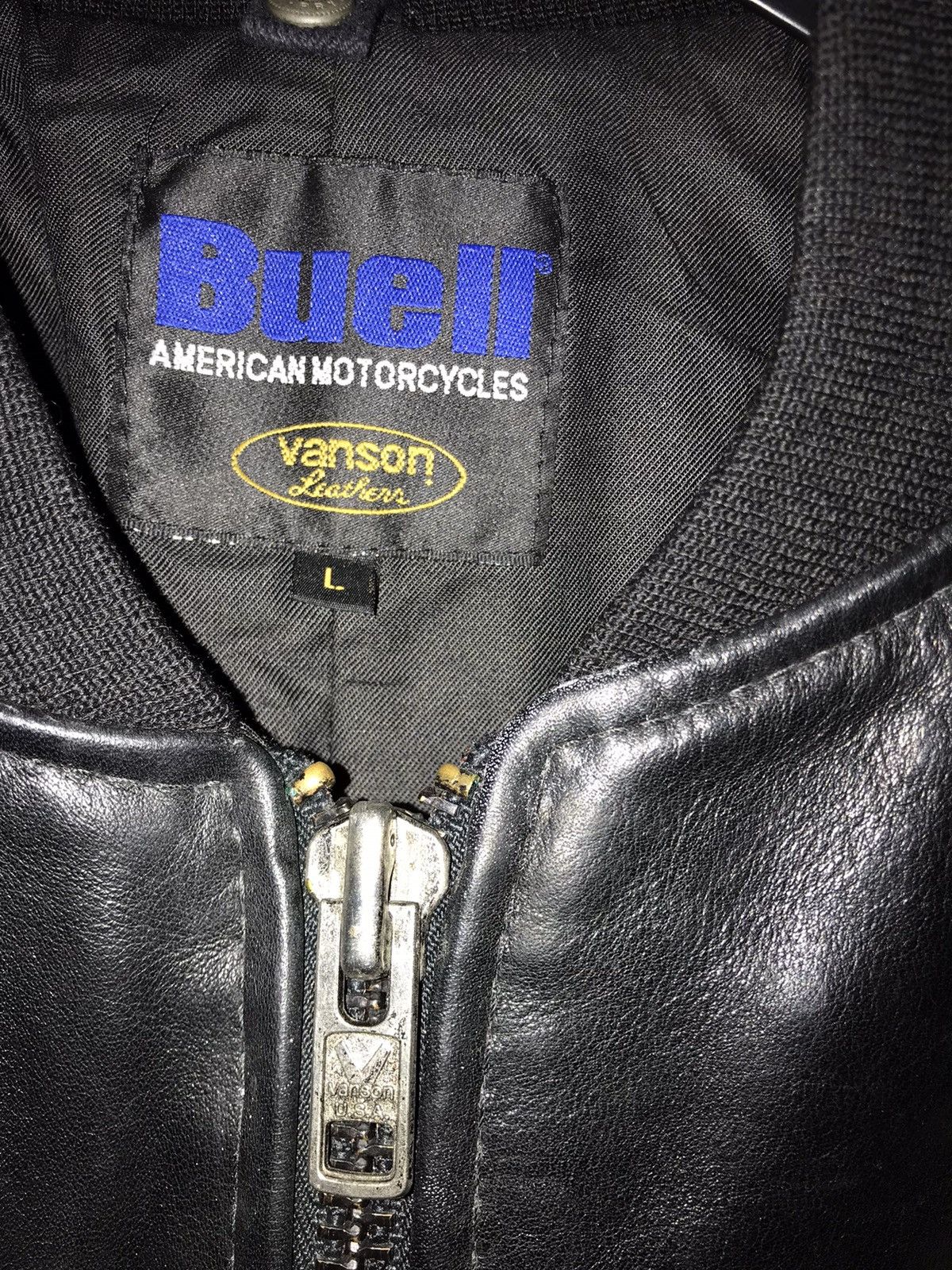 Vanson Leathers VANSON STADIUM JACKET LARGE Size US L / EU 52-54 / 3 - 5 Thumbnail
