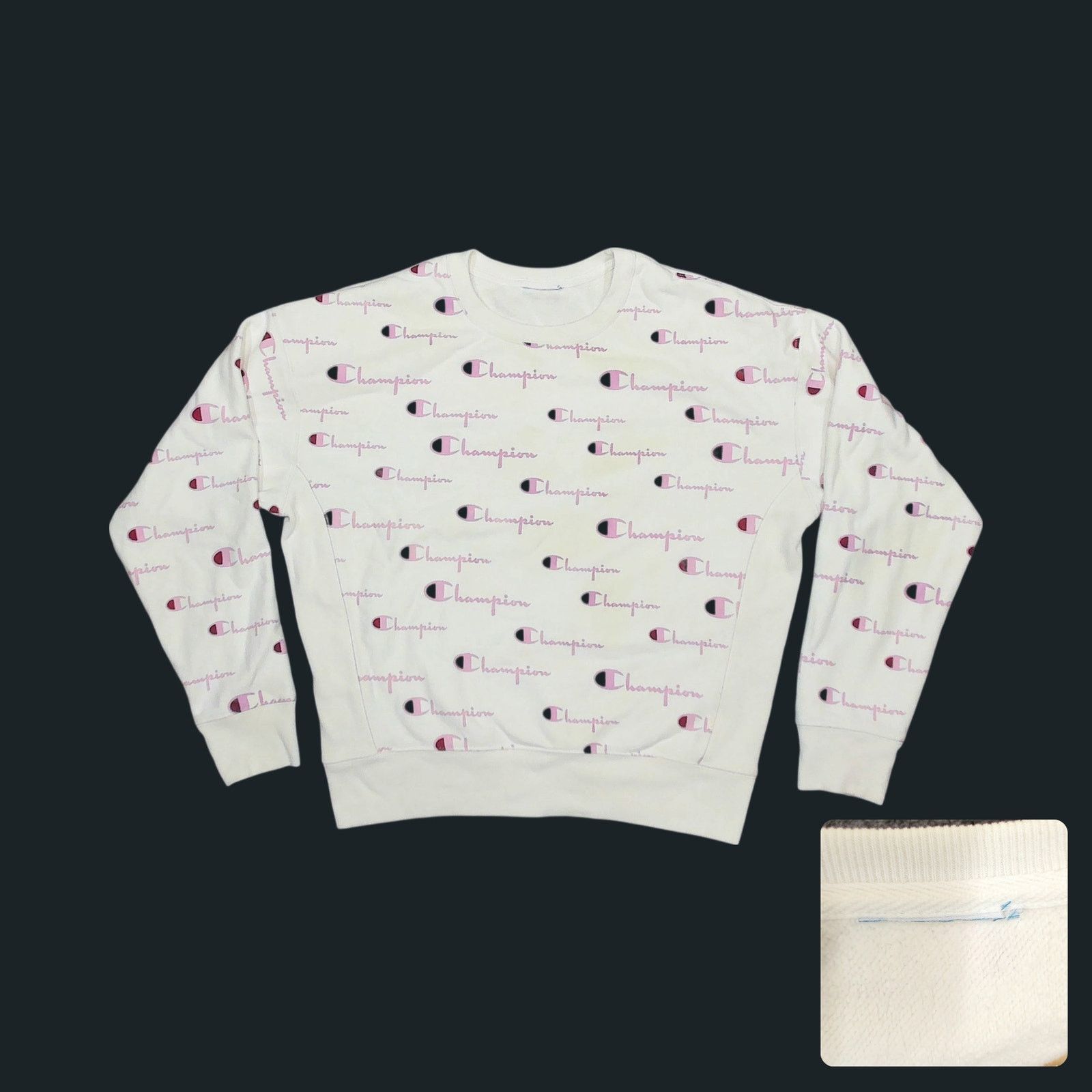Champion Champion Y2K Reverse Weave All-Over Print Sweatshirt Boxy XL Size XL / US 12-14 / IT 48-50 - 1 Thumbnail