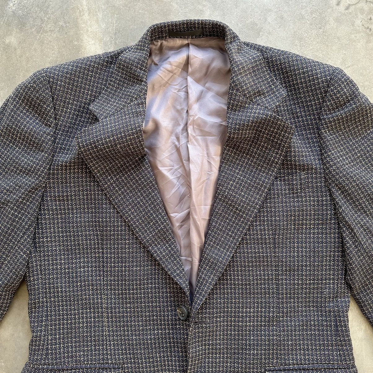 Burberry Vintage Burberry Pattern Blazer Mix Colour Size 40S - 4 Thumbnail