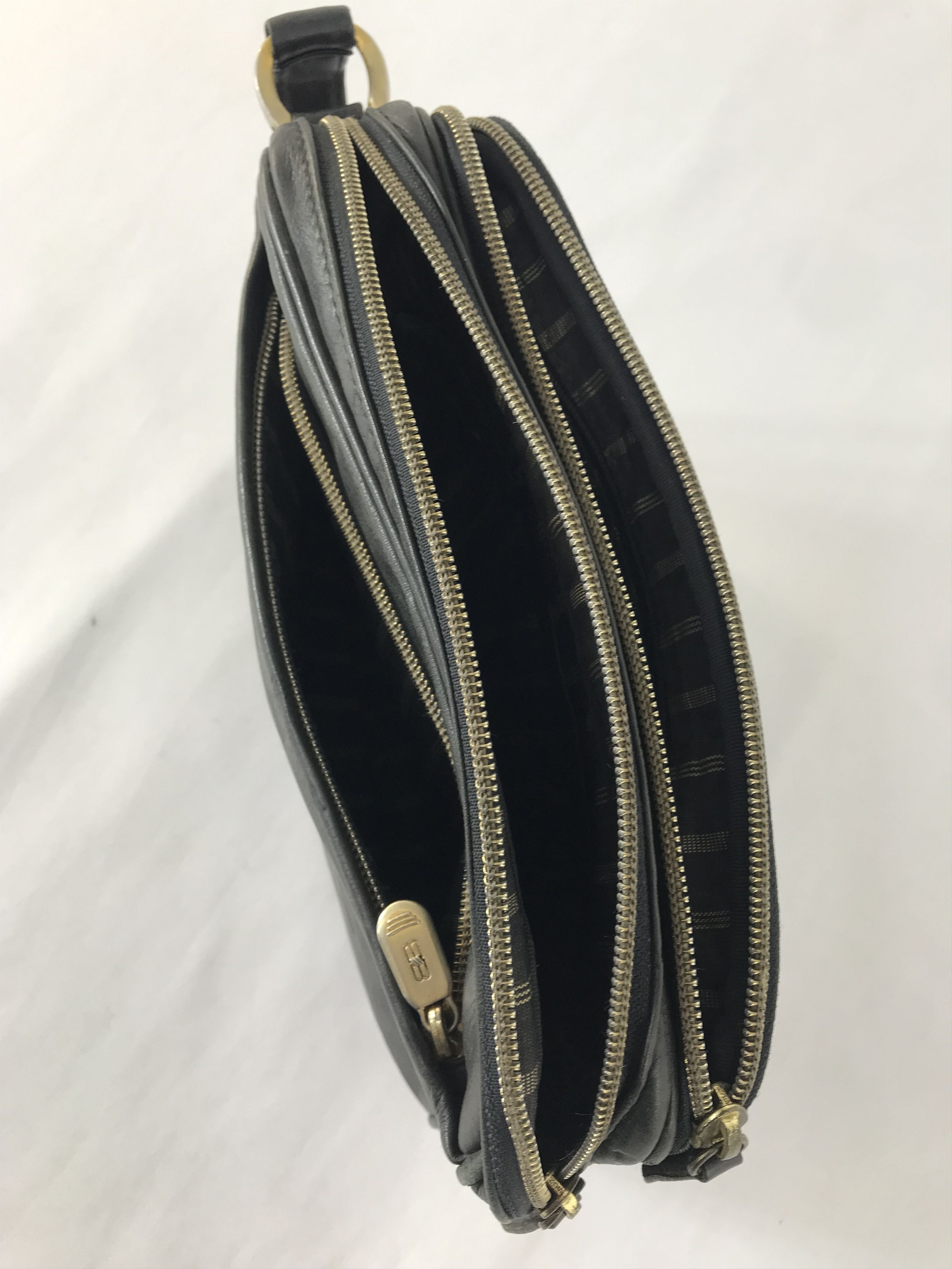 Balenciaga Balenciaga BB Black Leather Second Clutch Wristlet Bag Size ONE SIZE - 3 Thumbnail