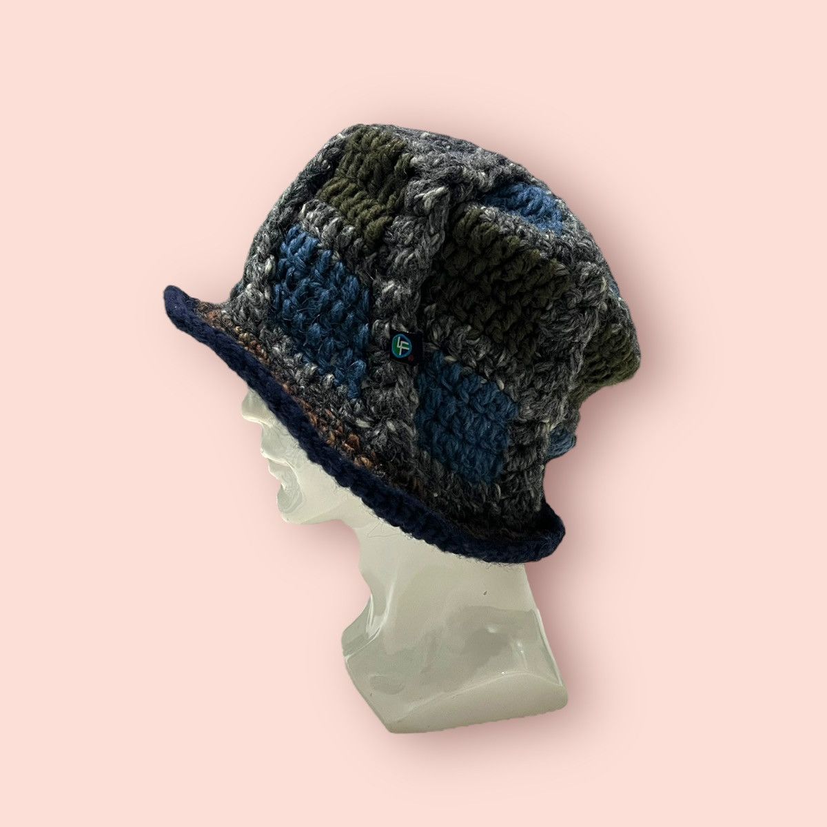 14th Addiction × Japanese Brand × Vintage VINTAGE LIGA FELIZ JAPAN CROCHET KNITTED BUCKET HAT Size ONE SIZE - 13 Thumbnail