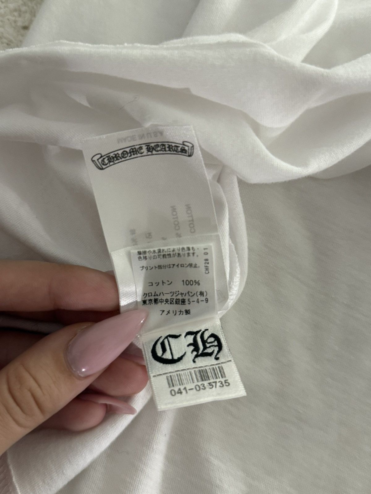 Chrome Hearts Chrome Hearts White Tokyo T-Shirt Size US XL / EU 56 / 4 - 10 Thumbnail