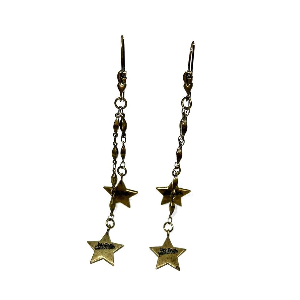Jean Paul Gaultier Vintage JEAN PAUL GAULTIER Star Drop Earrings Size ONE SIZE - 2 Thumbnail
