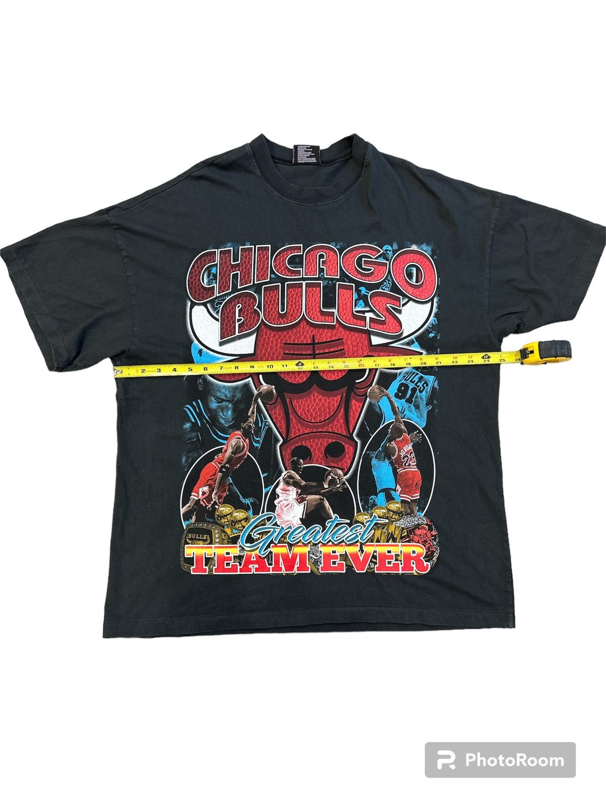 Rap Tees × Vintage Effn Clothing Vintage Bootleg Chicago Bulls Rap Tee Size US L / EU 52-54 / 3 - 8 Thumbnail