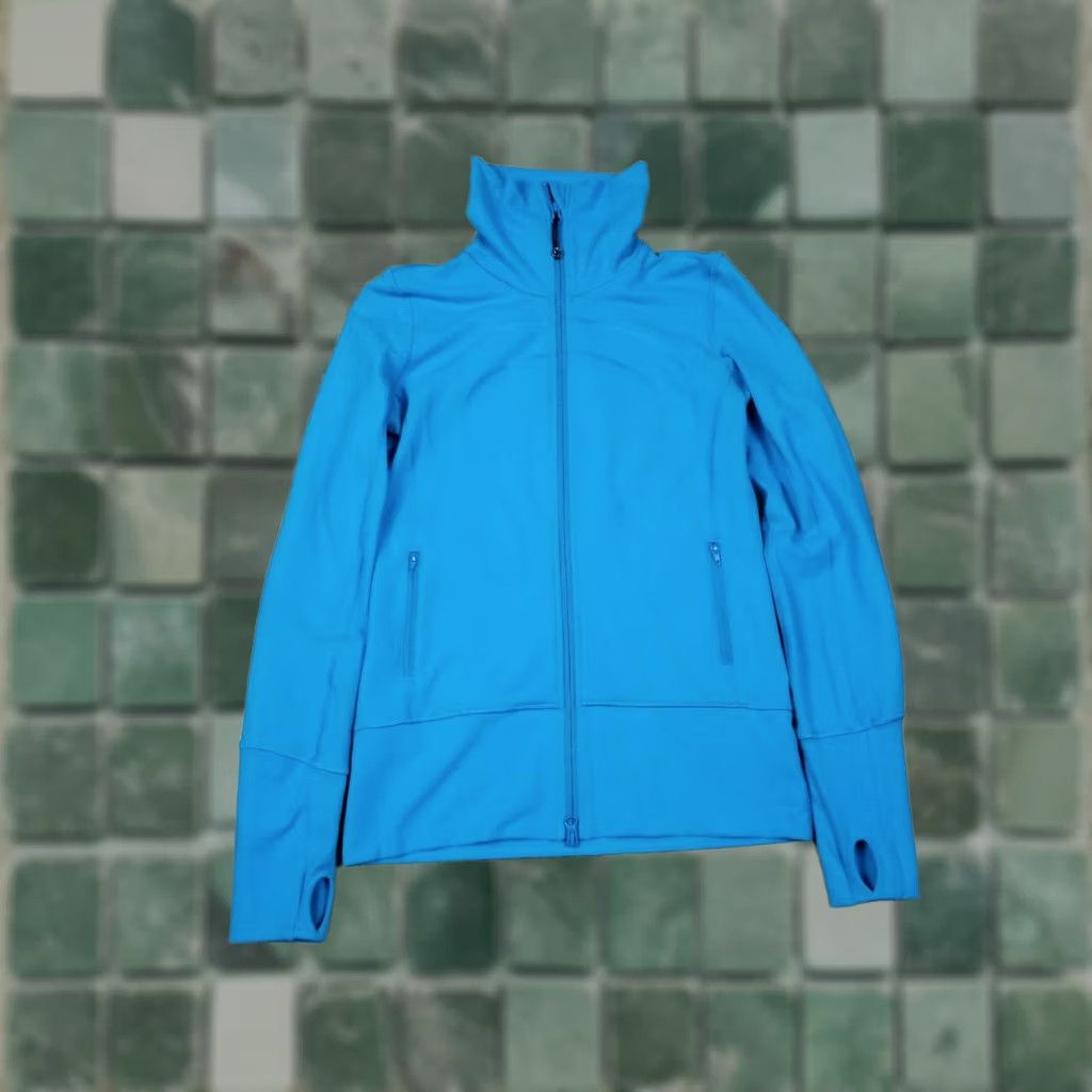 Lululemon LULULEMON DEFINE JACKET WOMEN'S SZ 8 USED BLUE Full Zip Canvas Jacket Size M / US 6-8 / IT 42-44 - 1 Thumbnail