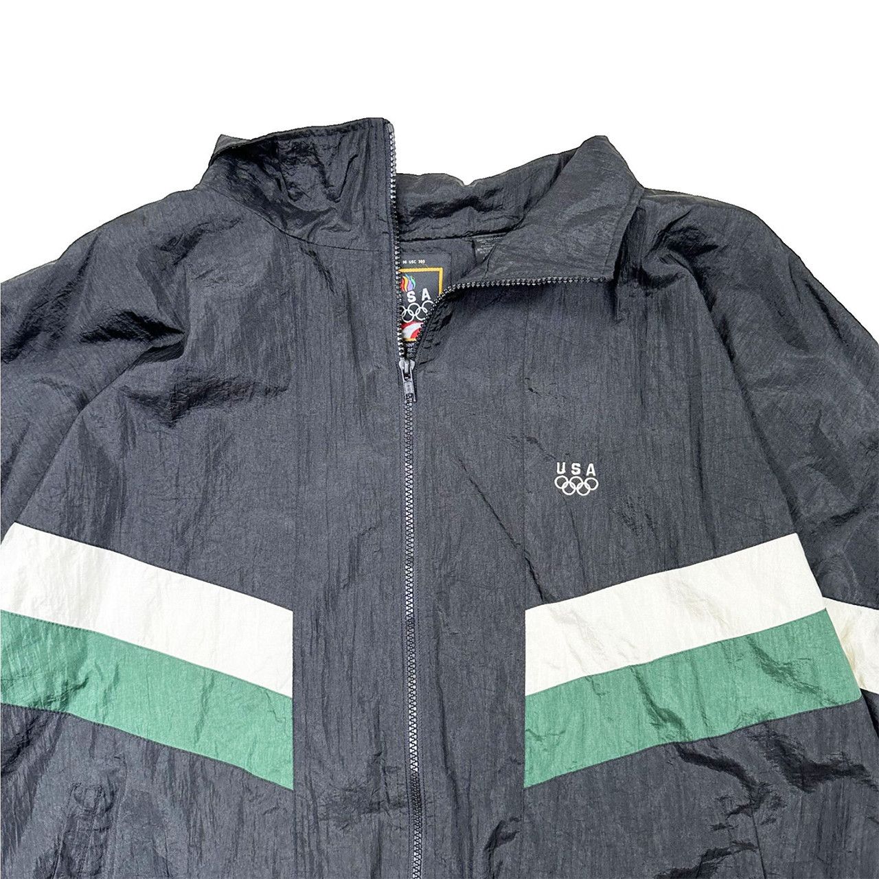Vintage Vintage 90s USA Olympics Light Zip Up Windbreaker Jacket Size US XL / EU 56 / 4 - 2 Thumbnail
