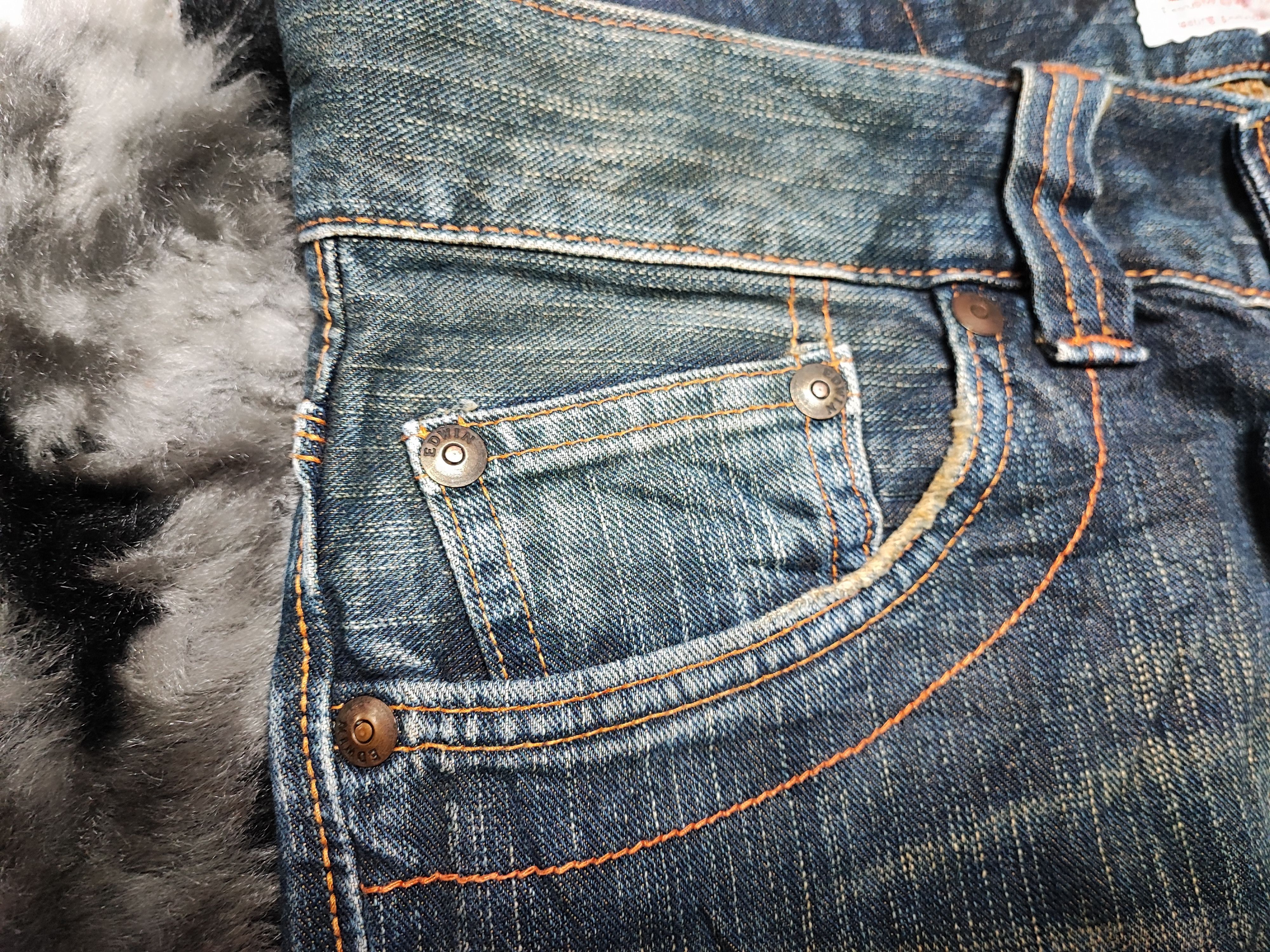 Edwin × JNCO × Southpole Baggy Rusty Denim by Edwin XV Exclusive Vintage. Size US 32 / EU 48 - 9 Thumbnail