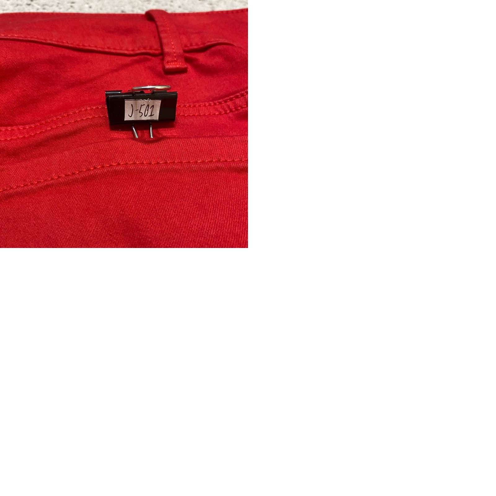 Torrid Torrid Jeans Plus 24 Red Denim High Rise Jegging 5-Pocket Stretch Cotton Polyester Spandex Vintage: No Size 42" / US 20 - 9 Thumbnail