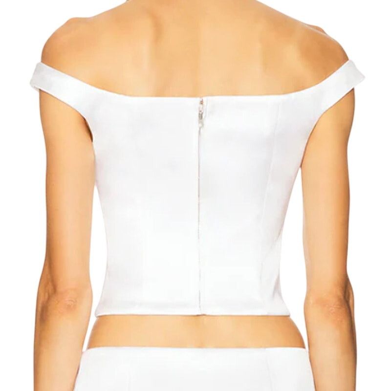 Camila Coelho Camila Coelho Elora Top in Ivory, Size S Size S / US 4 / IT 40 - 2 Thumbnail