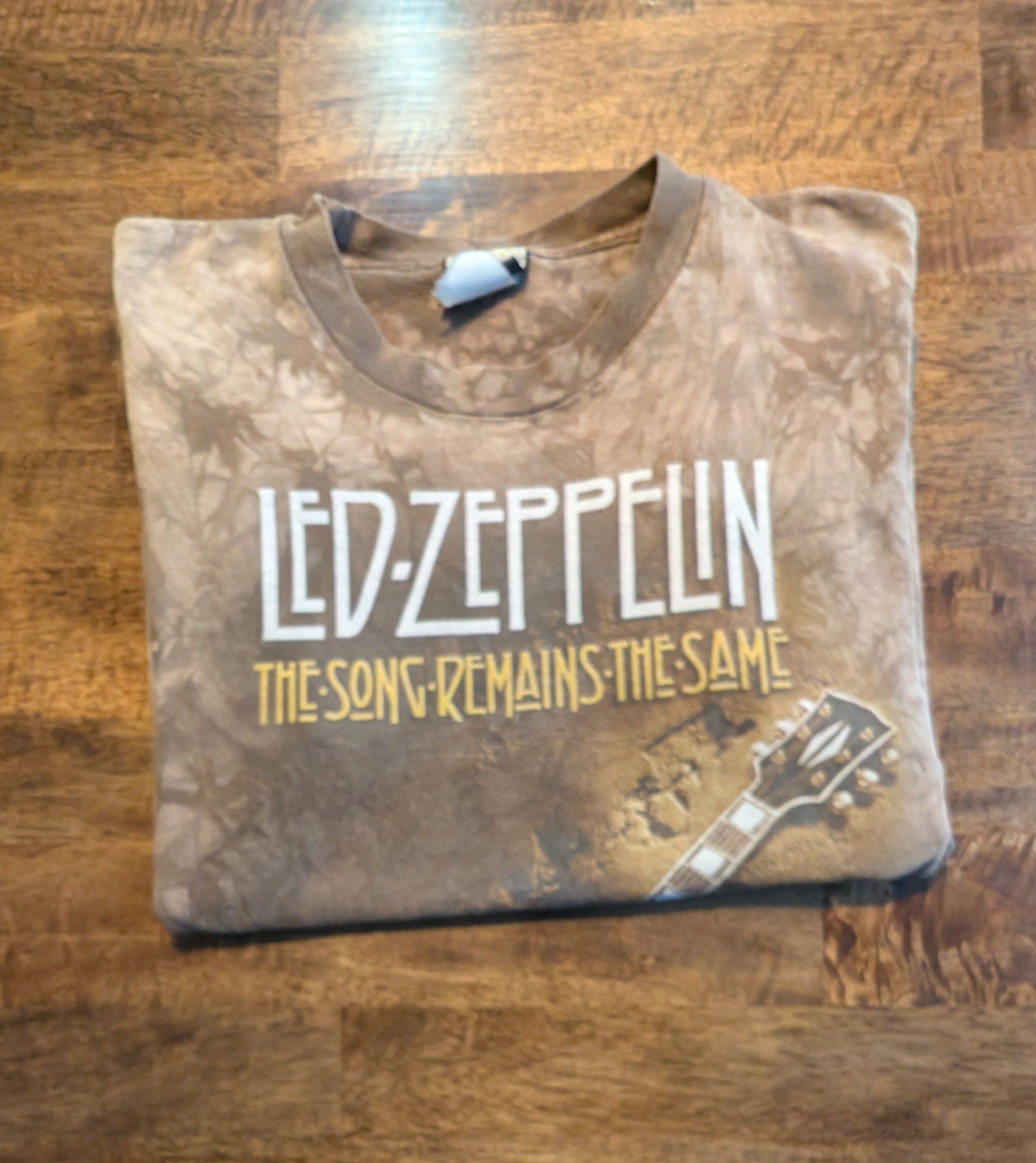 Liquid Blue Vintage 90's Liquid Blue Led Zeppelin Song Remains T-Shirt Size US M / EU 48-50 / 2 - 9 Thumbnail
