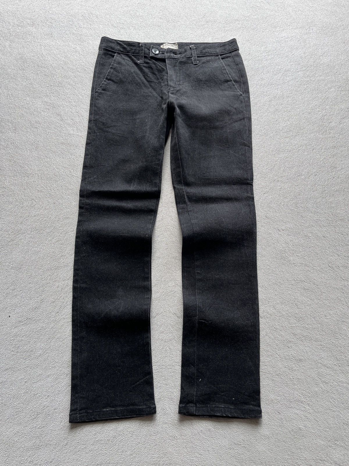 2000s HELMUT LANG Black Denim Pants