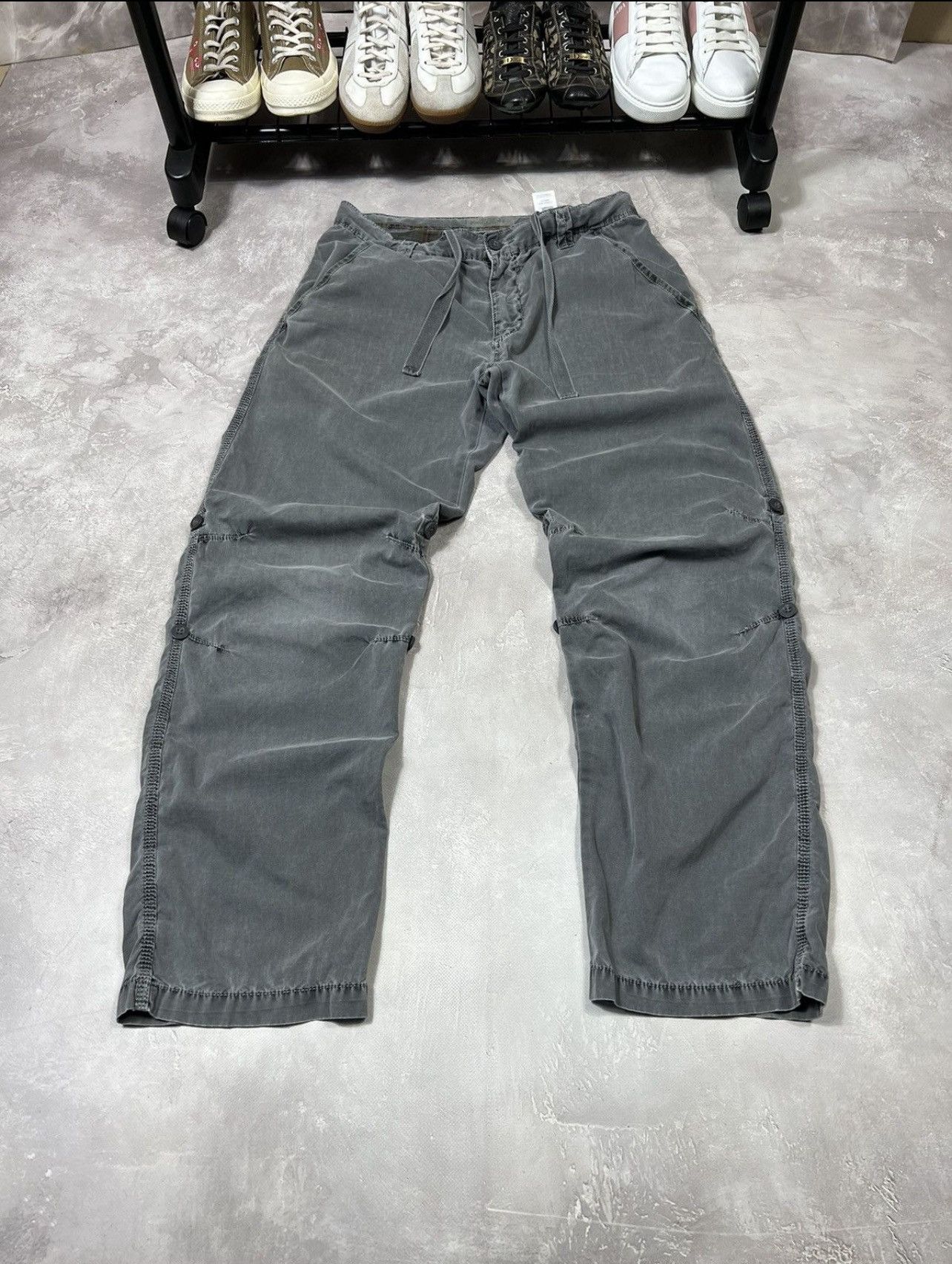 Vintage Vintage Maharishi Style Washed Effect Baggy Pants Size US 34 / EU 50 - 2 Thumbnail
