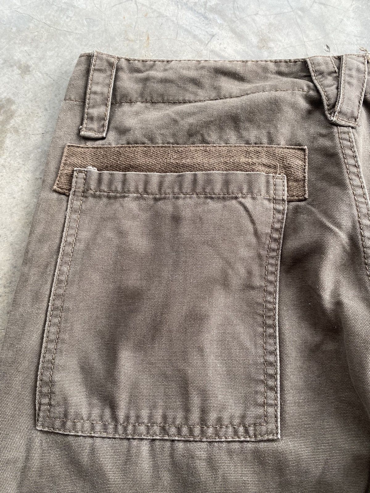 JNCO × Japanese Brand Baggy Jeans Green Source Sun Faded Chocolate/Green Cargo Size US 30 / EU 46 - 18 Thumbnail
