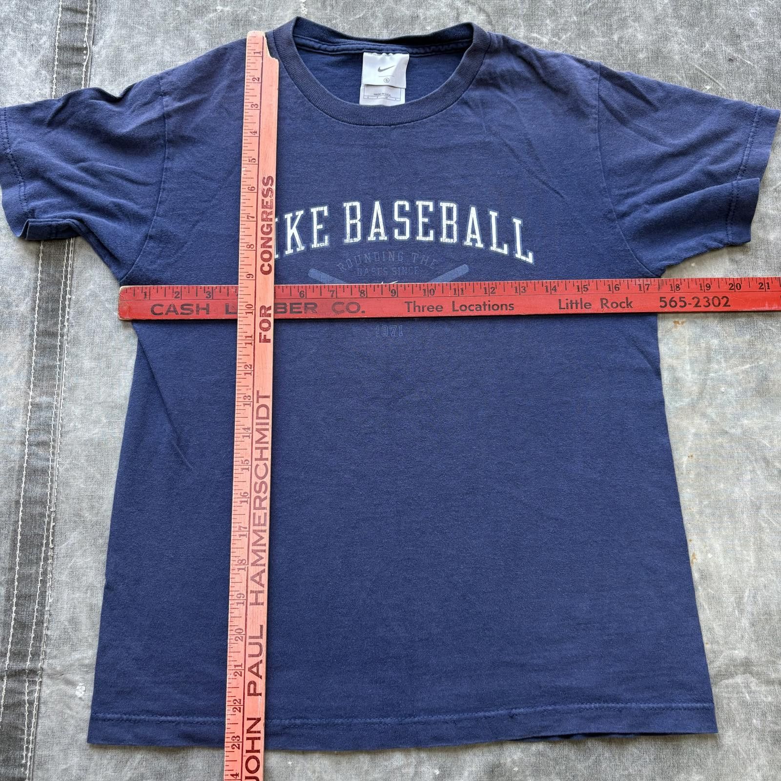 Nike Vintage Y2K Nike Baseball Center Swoosh Sportswear Shirt Size S / US 4 / IT 40 - 4 Thumbnail