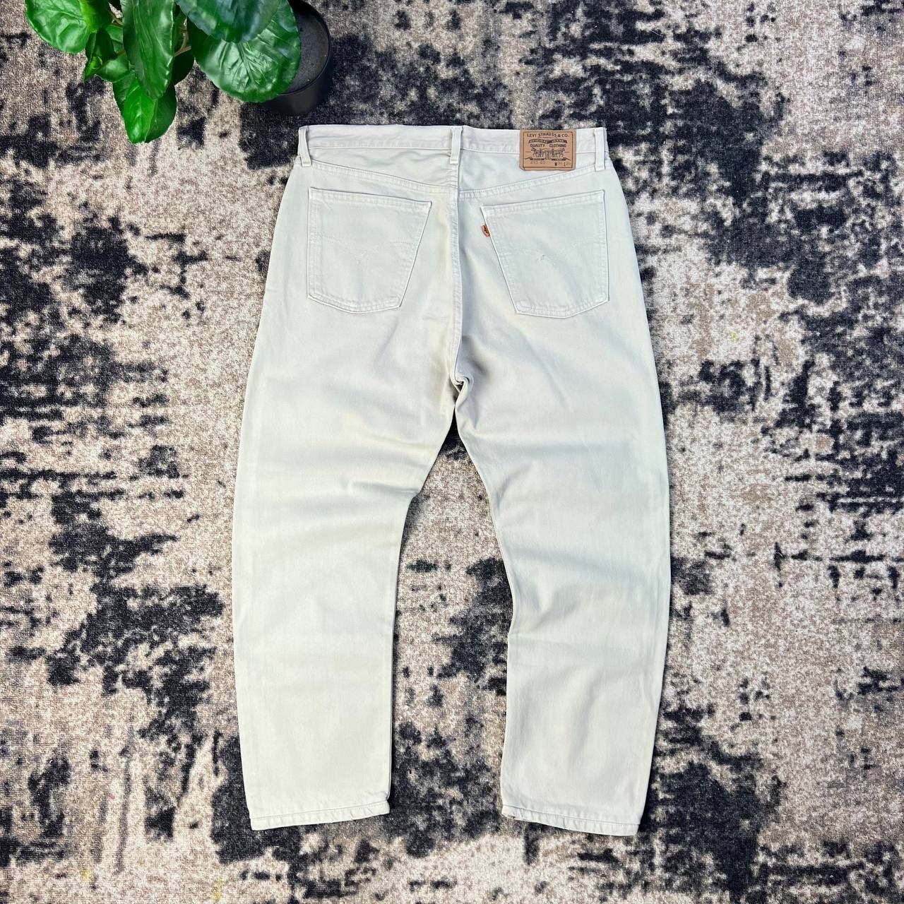 Levi's 615 Levis Orange Tab Vintage Y2K Beige Denim Jeans Size US 36 / EU 52 - 1 Thumbnail