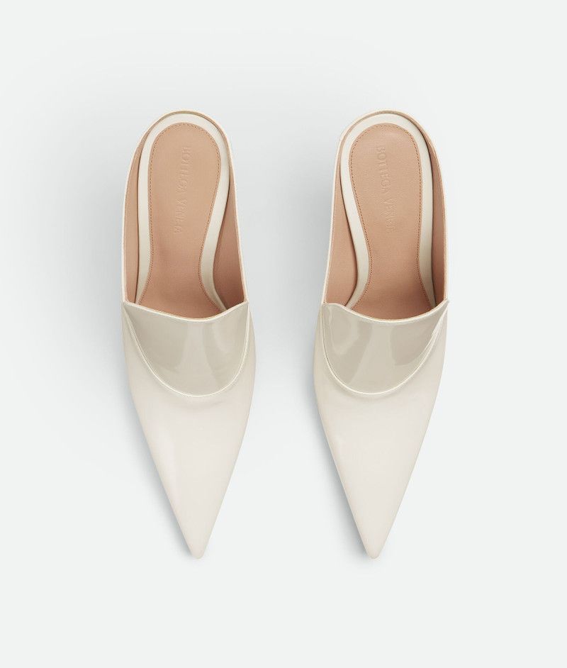 Bottega Veneta o1n1vont1225 Rocket Mule in White Size US 10 / IT 40 - 4 Thumbnail