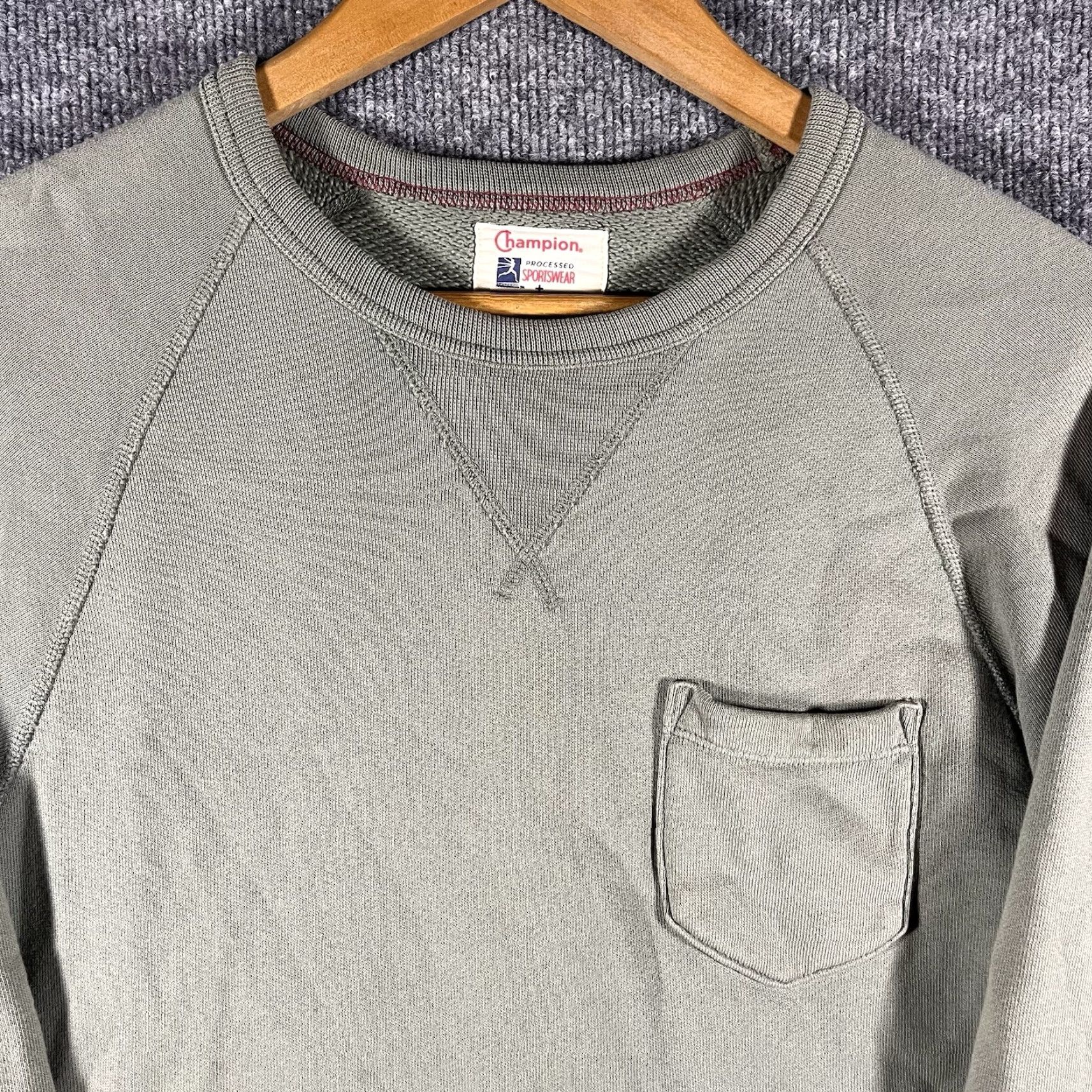 Champion Champion Men's Todd Snyder Pullover Sweatshirt Long Sleeve Green Size XS Size US XS / EU 42 / 0 - 2 Thumbnail