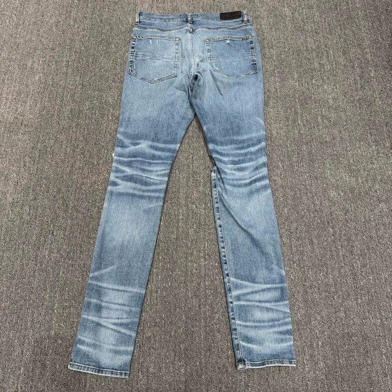 Amiri Amiri Old jeans with blue holes 2506-Nextarrow Size US 34 / EU 50 - 2 Thumbnail
