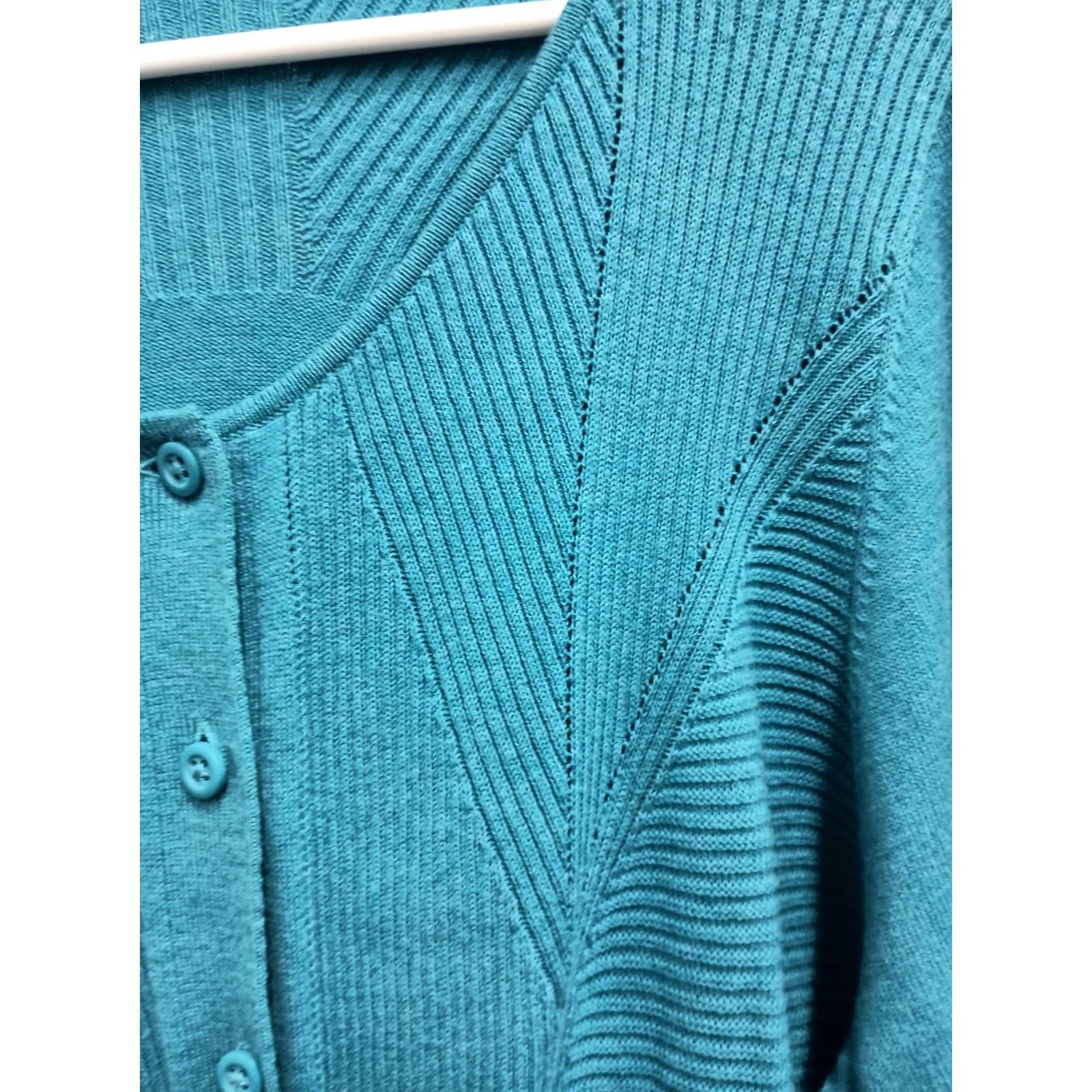 Vintage Cabi Cap Womens XL Blue Darby Cardigan Preppy Office Capsule Button front Size XL / US 12-14 / IT 48-50 - 5 Thumbnail