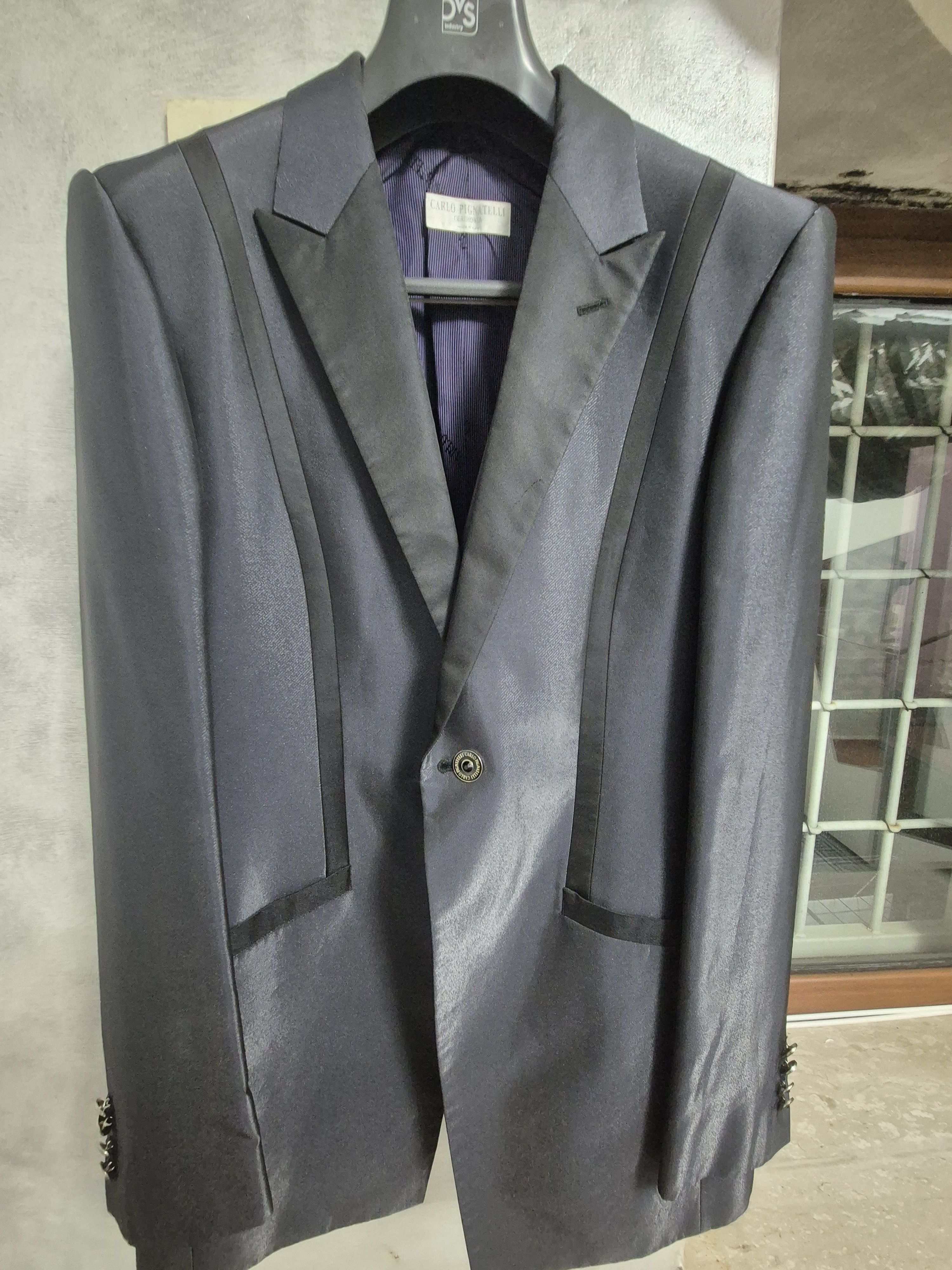 Carlo Pignatelli Italian Tuxedo Custom Made Carlo Pignatelli Size 50R - 9 Thumbnail
