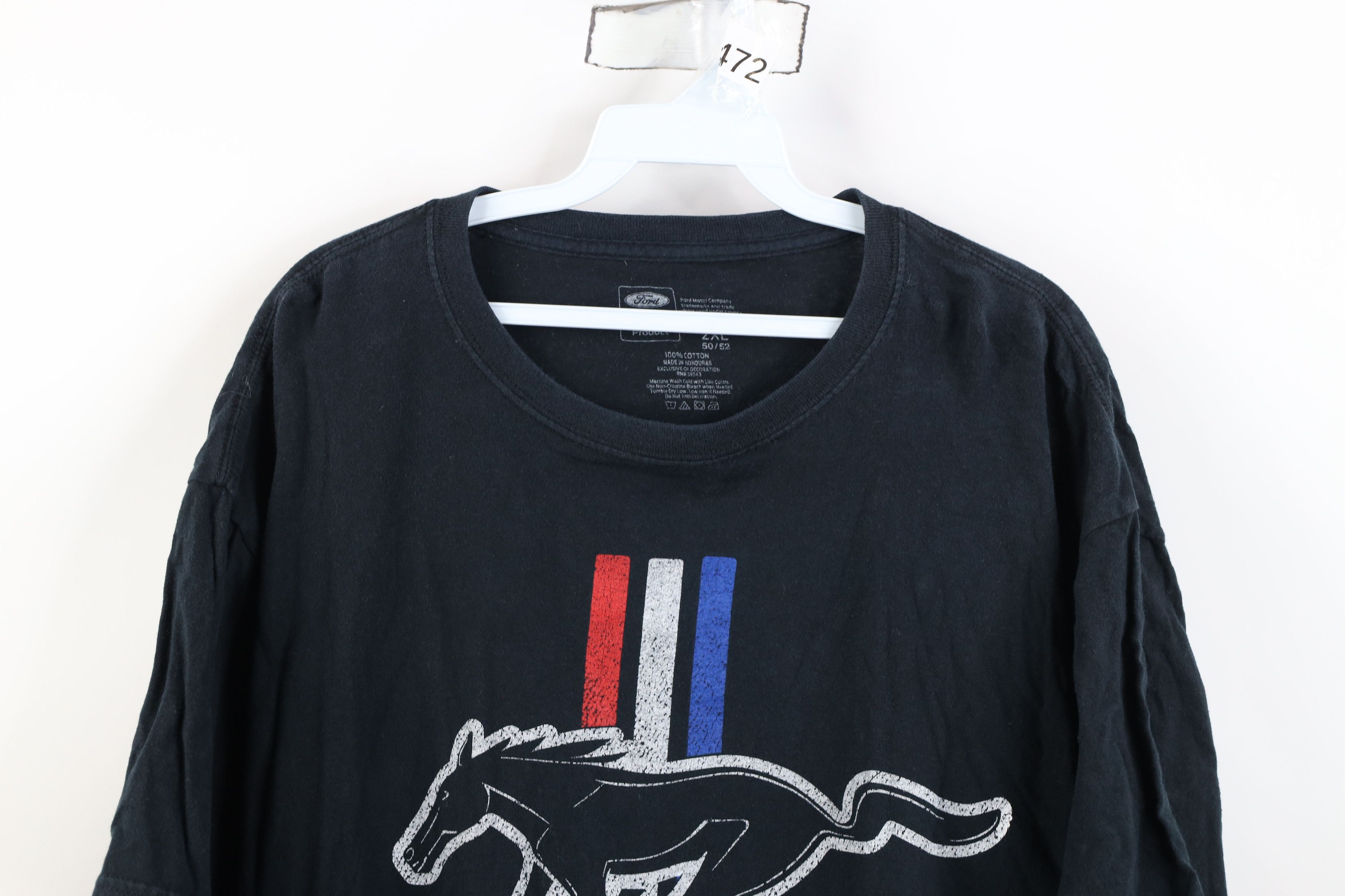 Vintage Vintage Y2K Ford Motor Co Spell Mustang Muscle Car T-Shirt Size US XXL / EU 58 / 5 - 2 Thumbnail