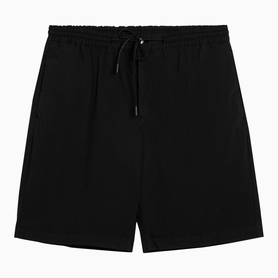 image of Pt Torino O1D2Blof0524 Cotton Shorts In Black, Men's (Size 32)