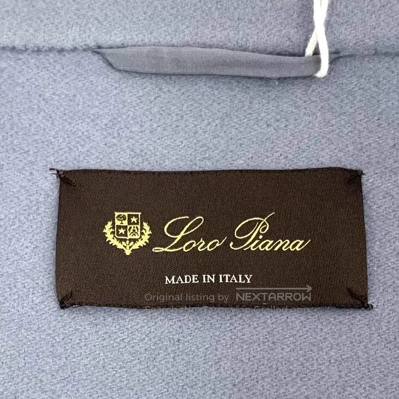 Loro Piana Loro Piana Blue Cashmere Funnel Neck Cloak Poncho Coat Size ONE SIZE - 5 Thumbnail