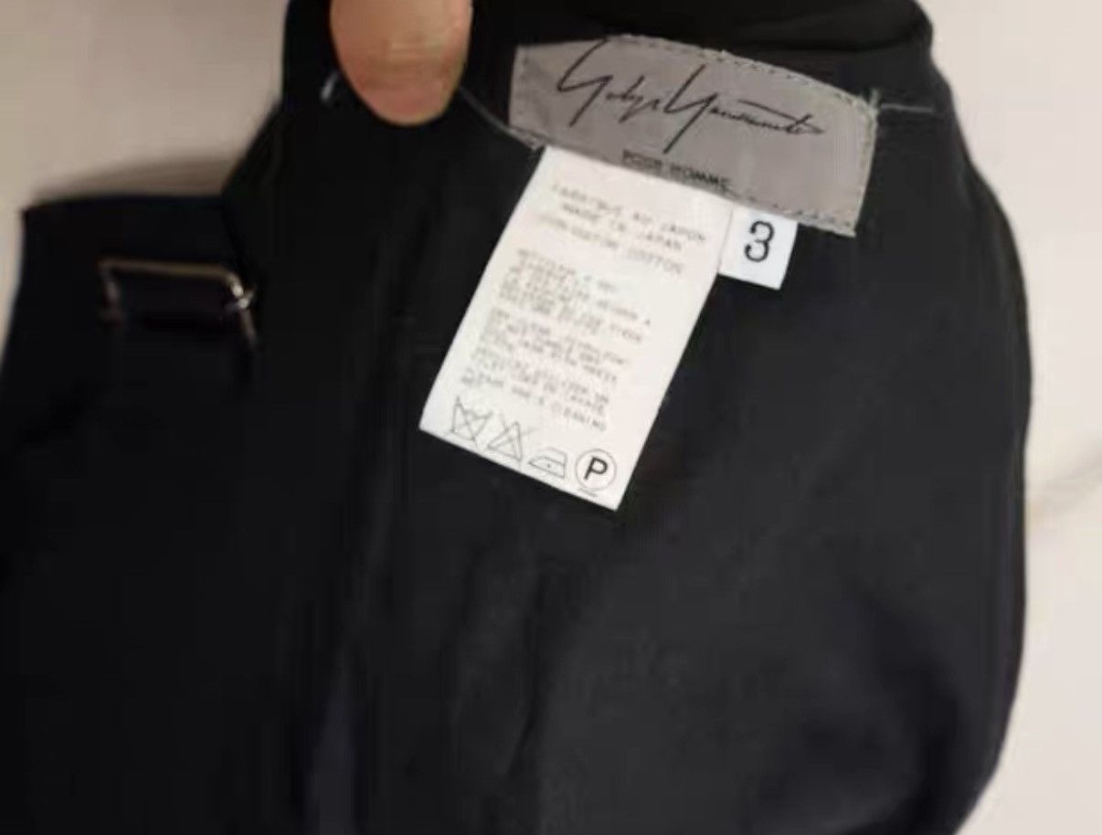 Yohji Yamamoto Yohji Yamamoto Relaxed Straight Wide-Leg Pants Size US 34 / EU 50 - 8 Thumbnail
