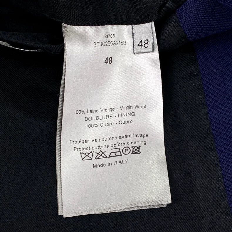Dior Dior Dark blue wool single-breasted long-sleeved jacket 250 Size US M / EU 48-50 / 2 - 7 Thumbnail