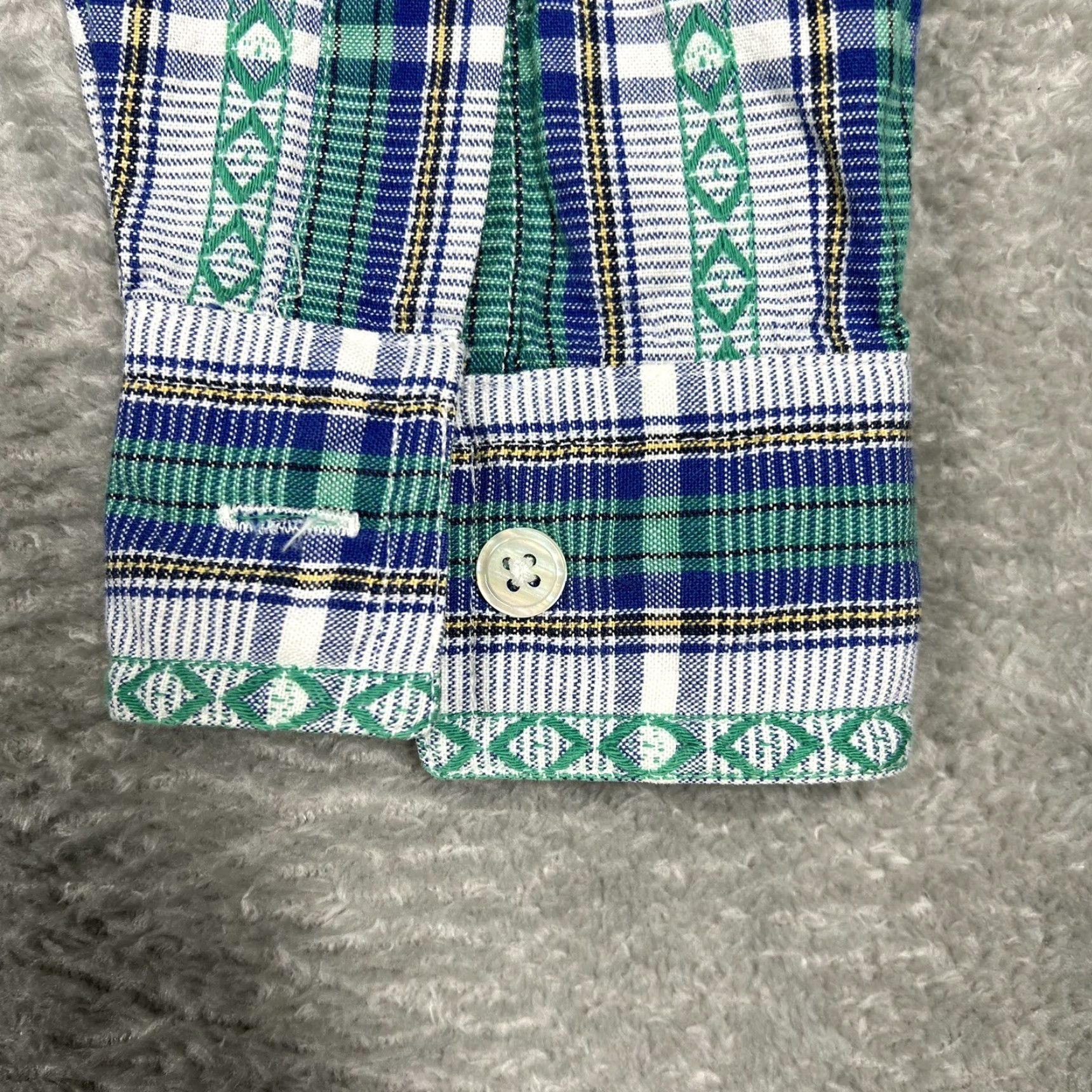 Lee VINTAGE Lee Women’s Western Cowboy Shirt Long Sleeve Button Up Size Small Green Size S / US 4 / IT 40 - 3 Thumbnail